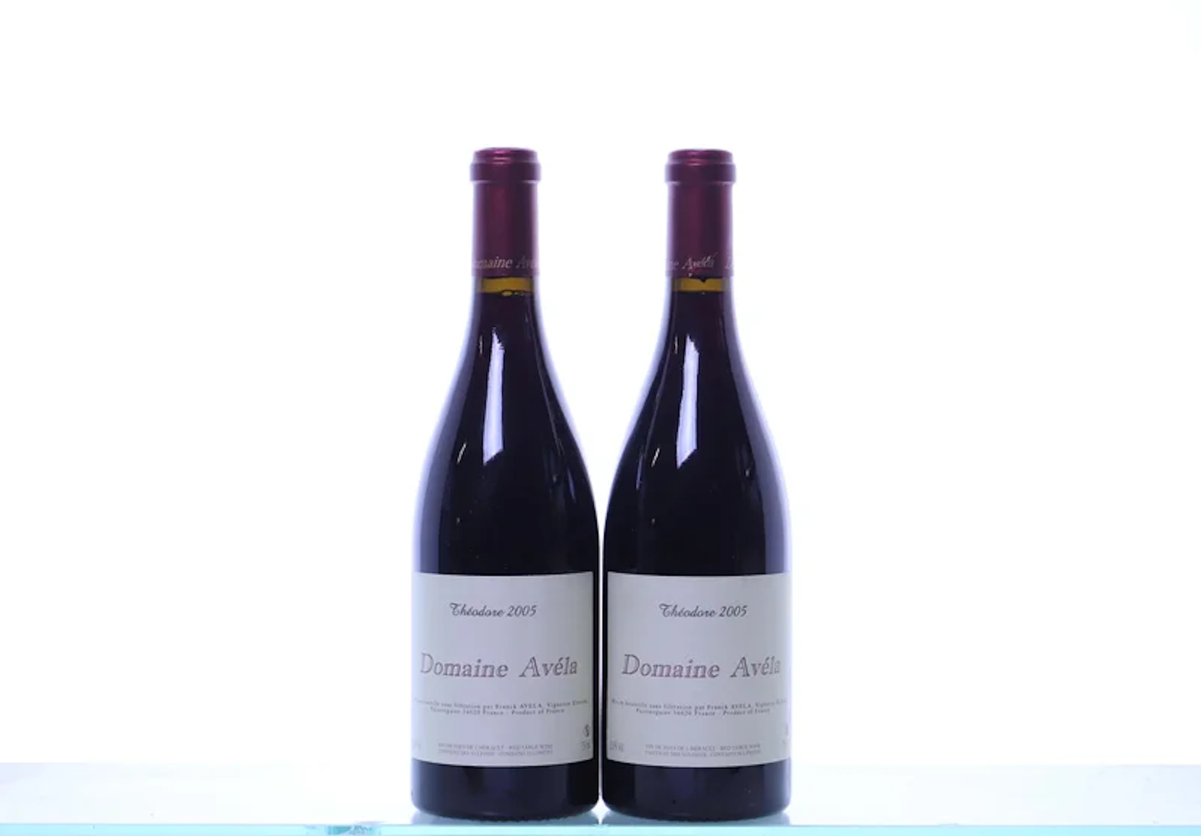 2 bottles. LANGUEDOC Vin de Pays de l'Hérault, Domaine Avéla Théodore, 2005.