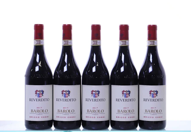 5 bottles. RIVERDITO, Barolo Bricco Cogni, 2017.