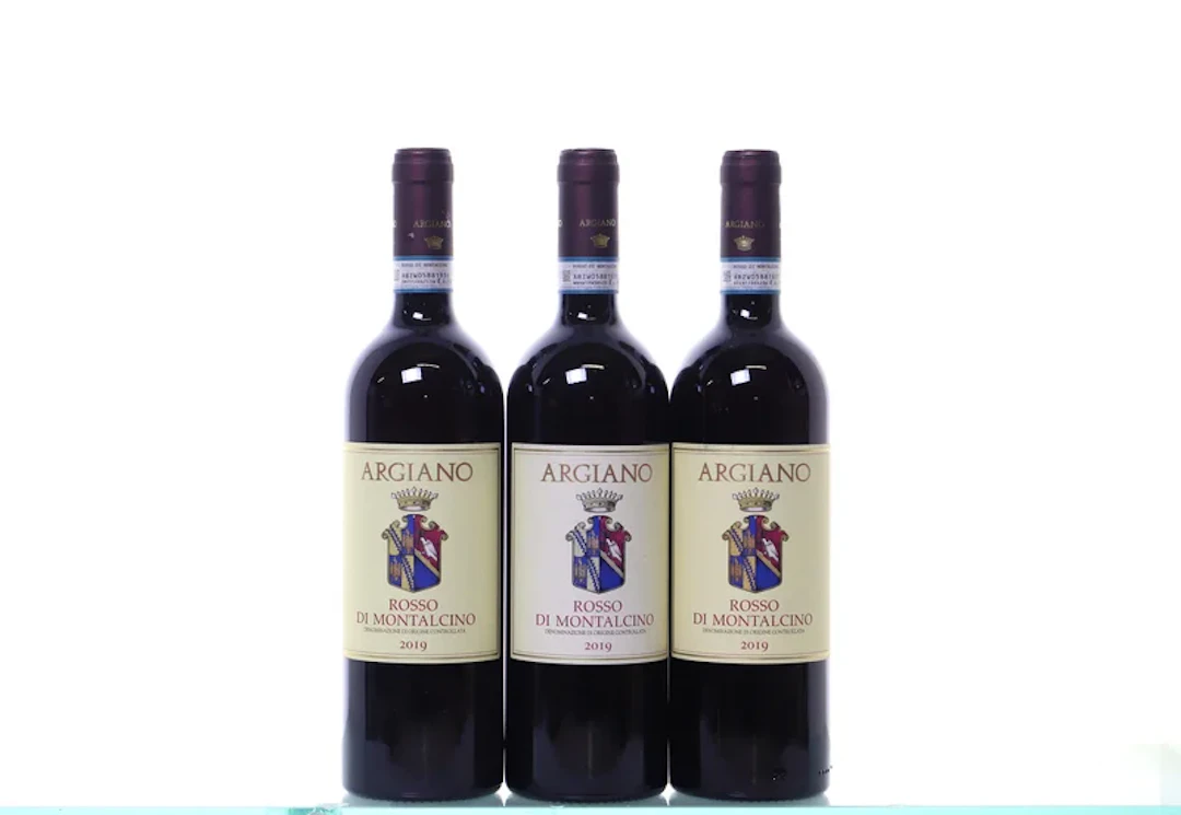 3 bottles. ARGIANO Rosso di Montalcino, 2019.