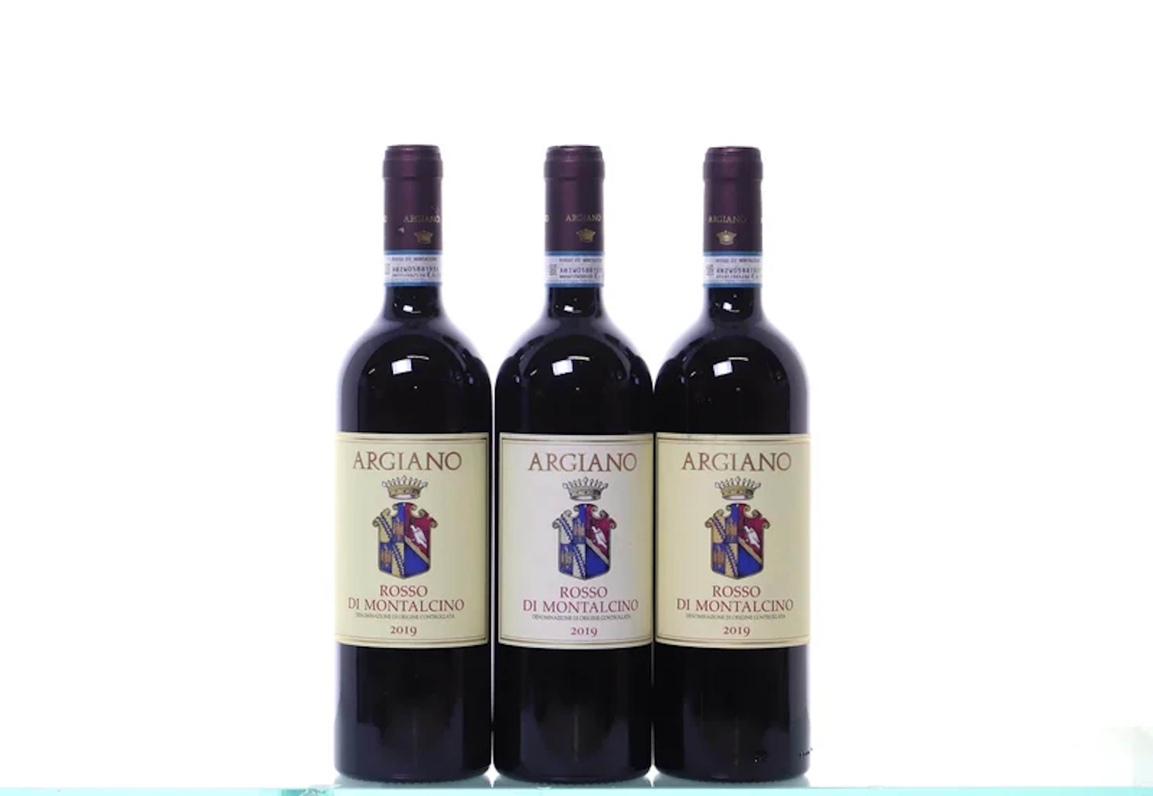 3 bottles. ARGIANO Rosso di Montalcino, 2019.