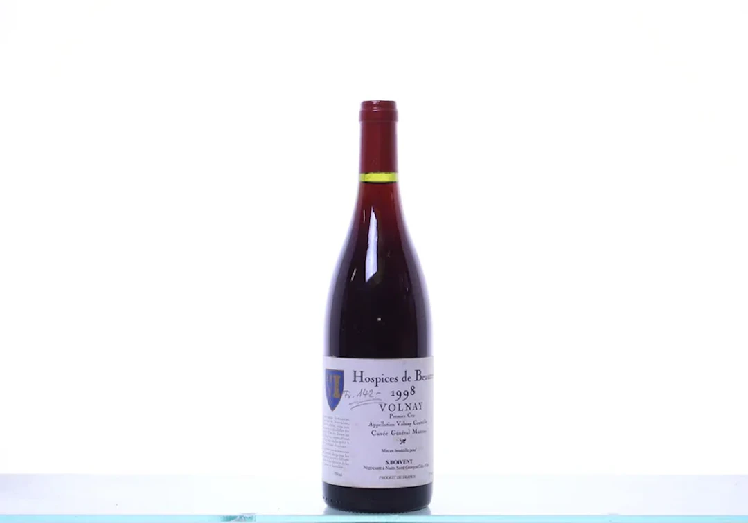 1 bottle. HOSPICE DE BEAUNE Boivent, Volnay Cuvée Général-Muteau, 1998.