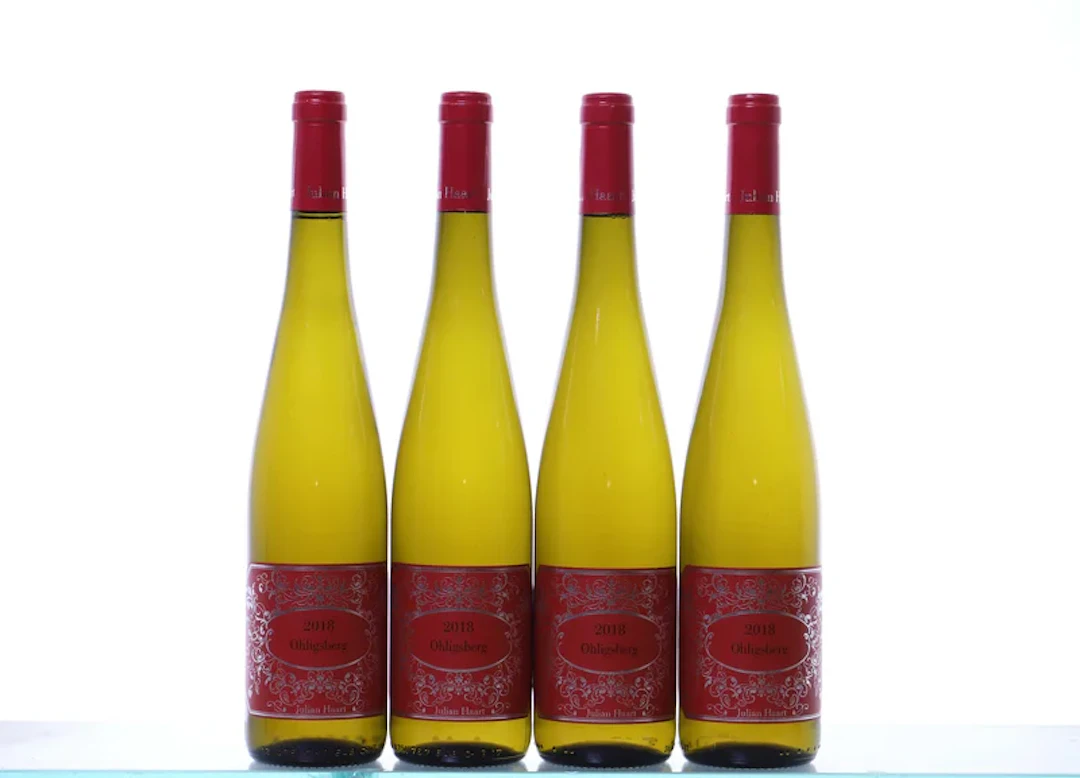 4 bottles. MOSEL Julian Haart, Wintricher Ohligsberg Riesling, 2018.