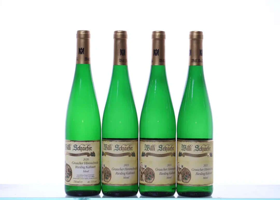 4 bottles. MOSEL Willi Schäfer, Graacher Himmelreich Riesling Kabinett.
