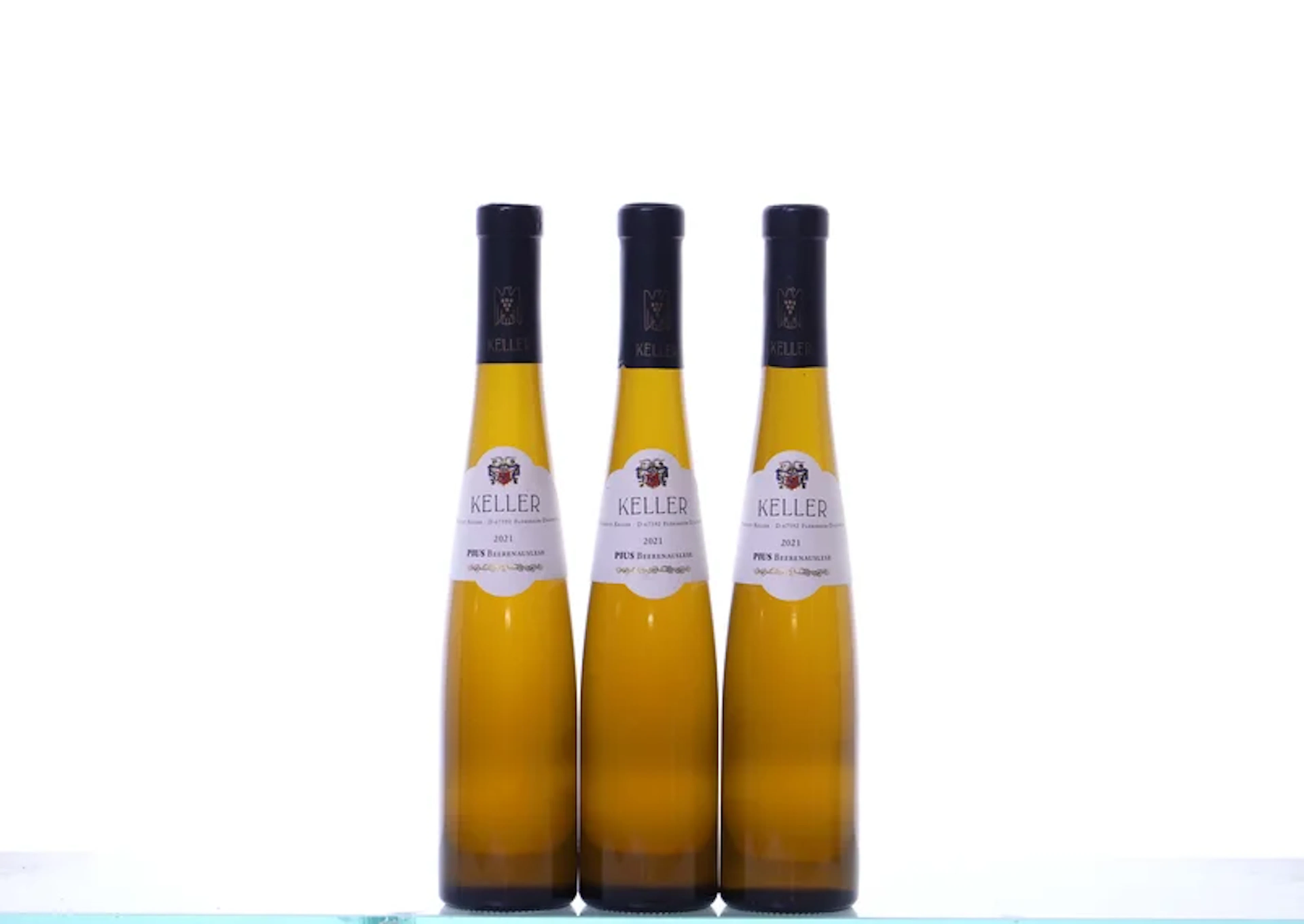 3 half bottles. RHEINHESSEN Keller, Pius BA, 2021.