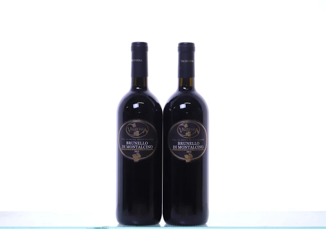 2 bottles. VAL DI SUGA Brunello di Montalcino, 2012.