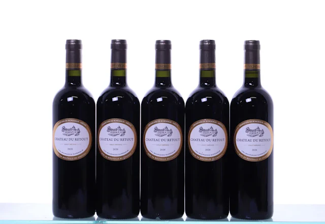 5 bottles. Château du Retout Cru Bourgeois Haut-Médoc, 2020. Rating: P90.