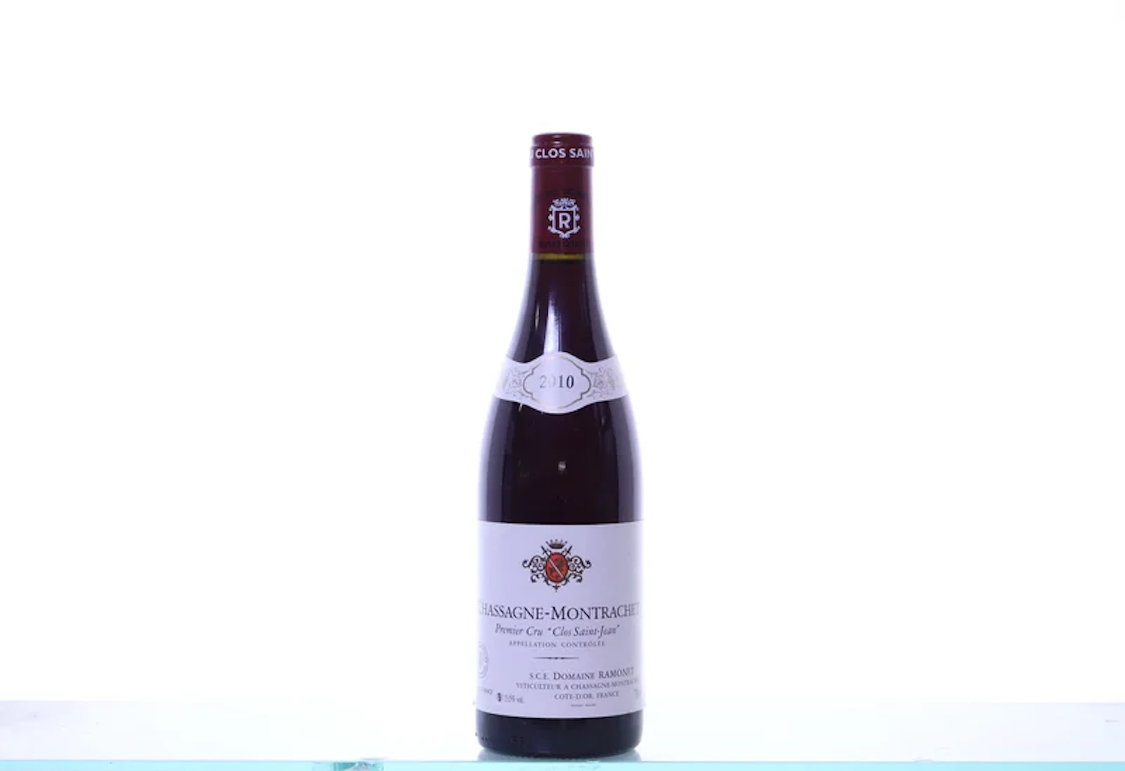 1 bottle. RAMONET Chassagne-Montrachet 1er Cru Clos Saint-Jean, 2010.