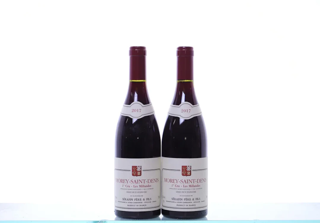 2 bottles. SÉRAFIN Morey-St-Denis 1er Cru Les Millandes, 2017.