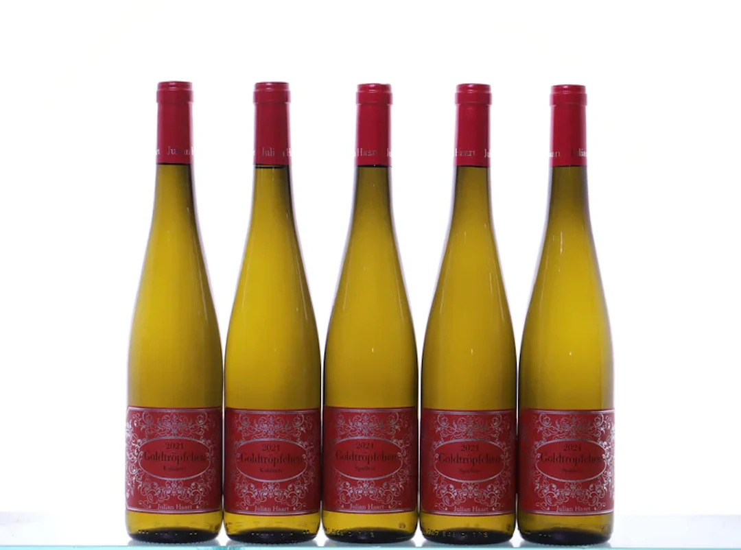 5 bottles. MOSEL Julian Haart, Piesporter Goldtröpfchen Riesling