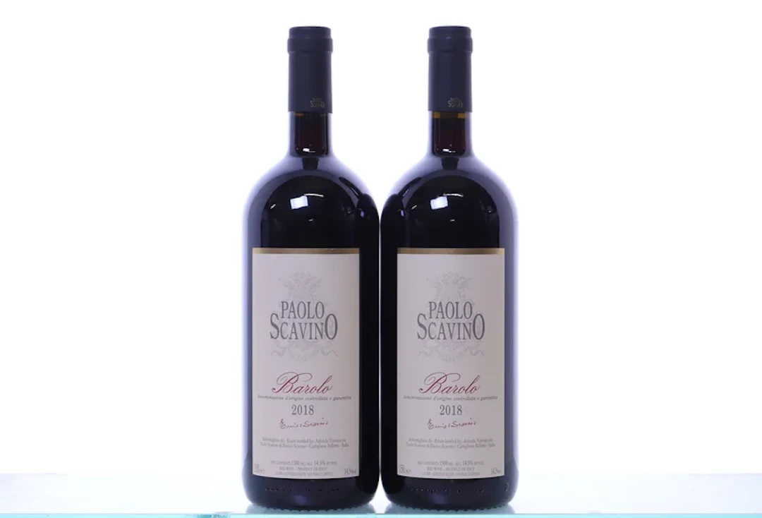 2 magnums. SCAVINO Paolo, Barolo, 2018. Rating: P93.