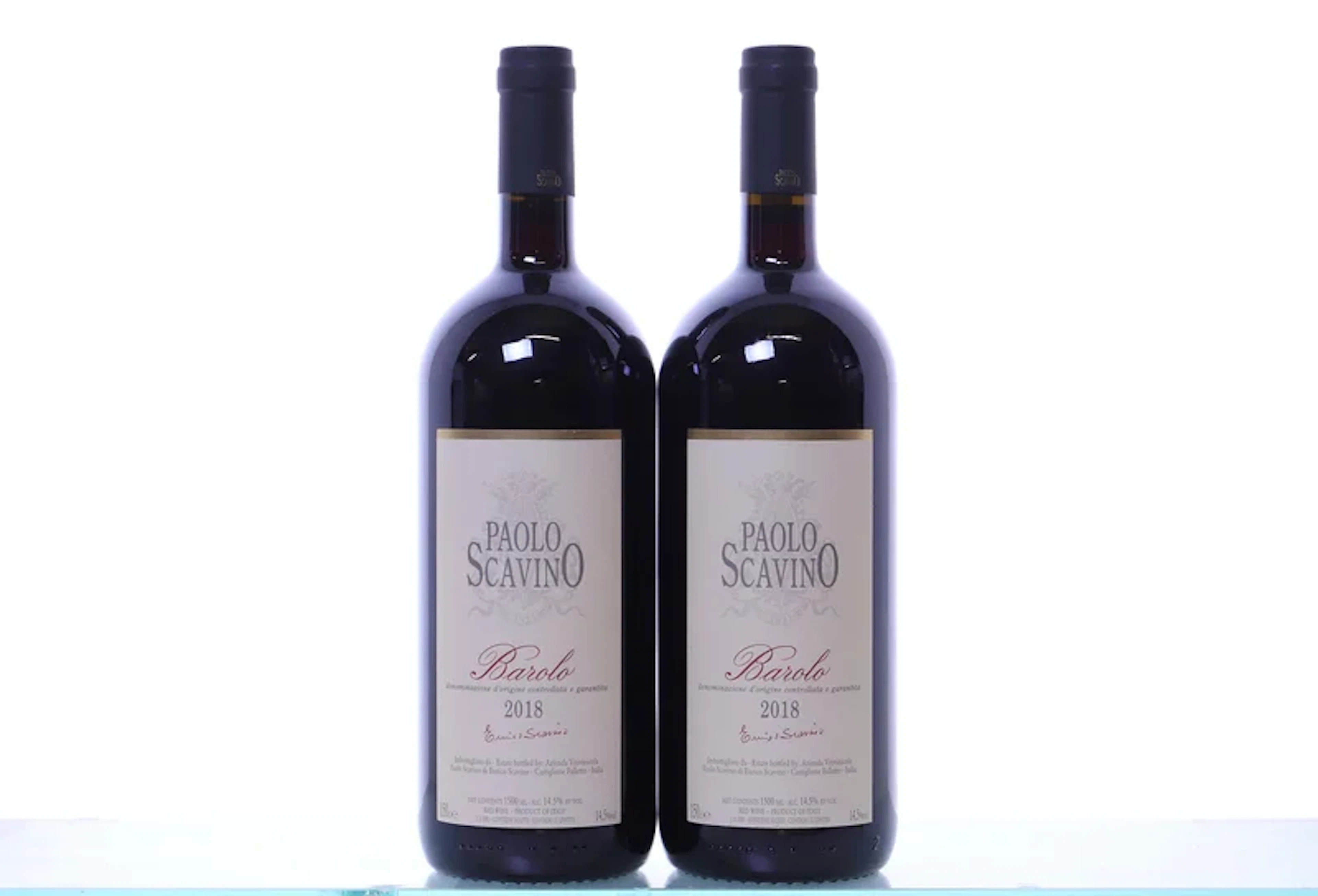 2 magnums. SCAVINO Paolo, Barolo, 2018. Rating: P93.
