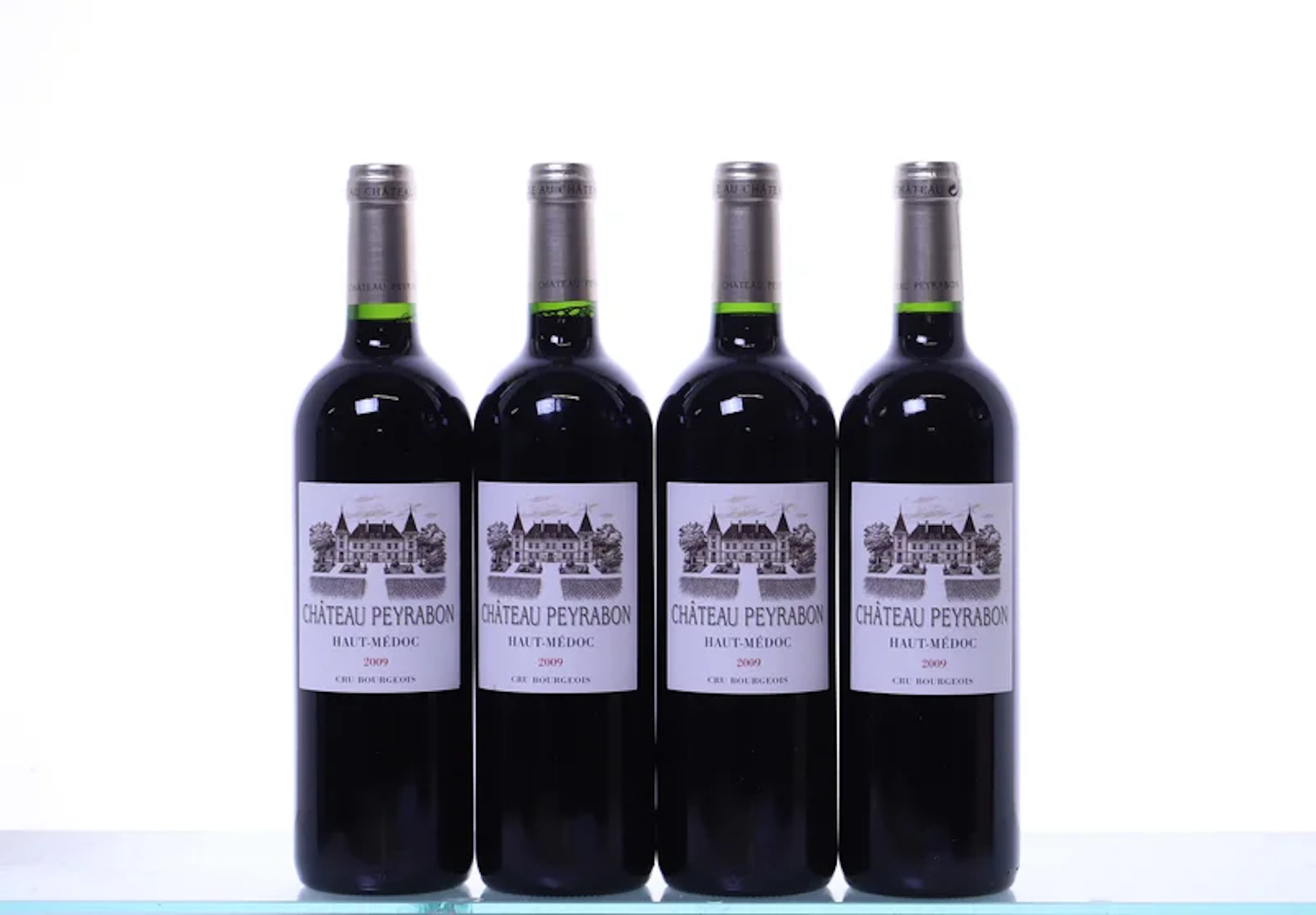 4 bottles. Château Peyrabon Cru Bourgeois Haut-Médoc, 2009.