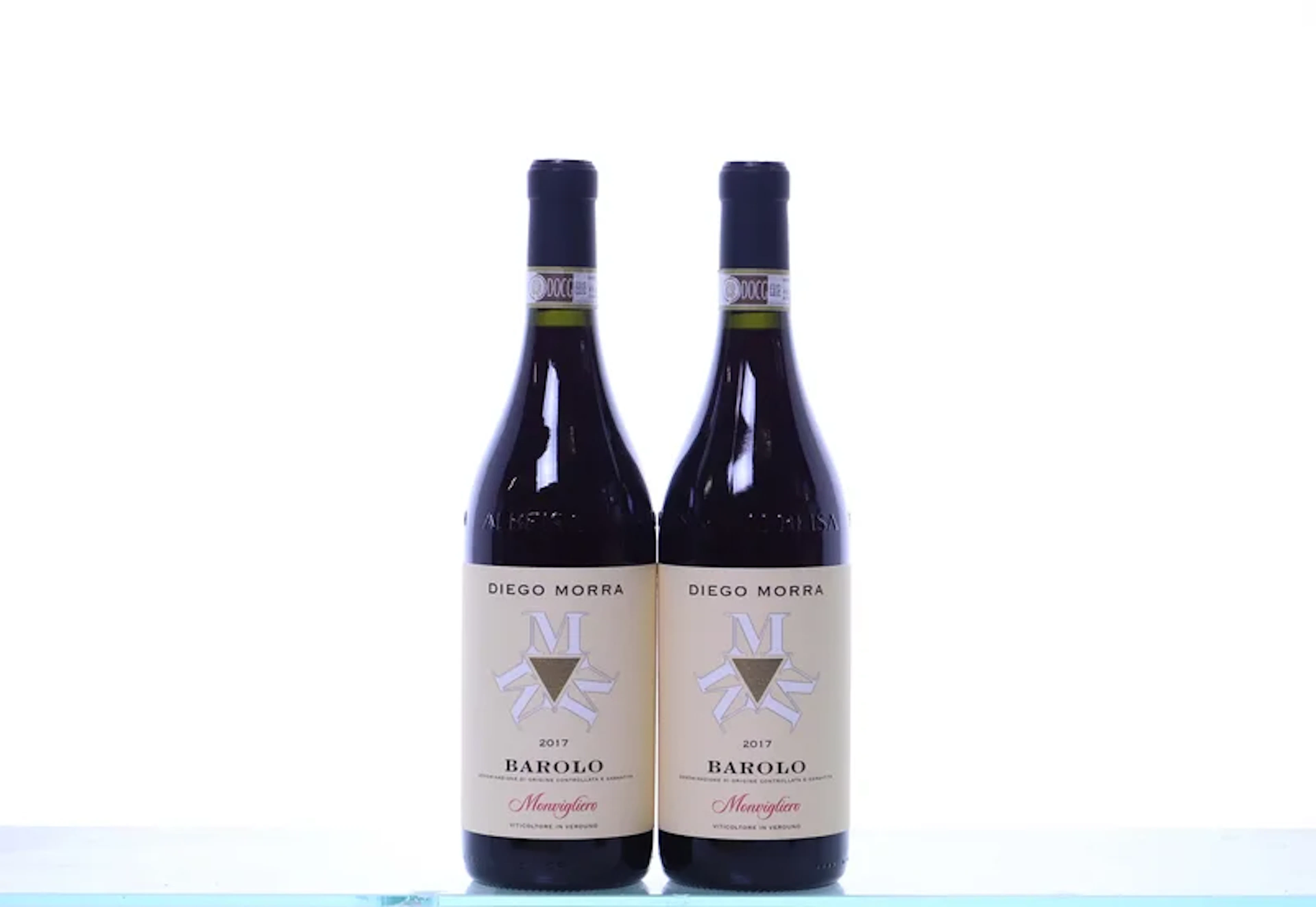 2 bottles. DIEGO MORRA Barolo Monvigliero, 2017.