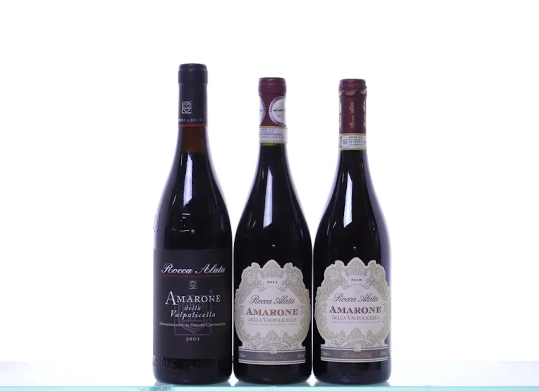 3 bottles. VENETO Amarone della Valpolicella, Rocca Alata, Cantina