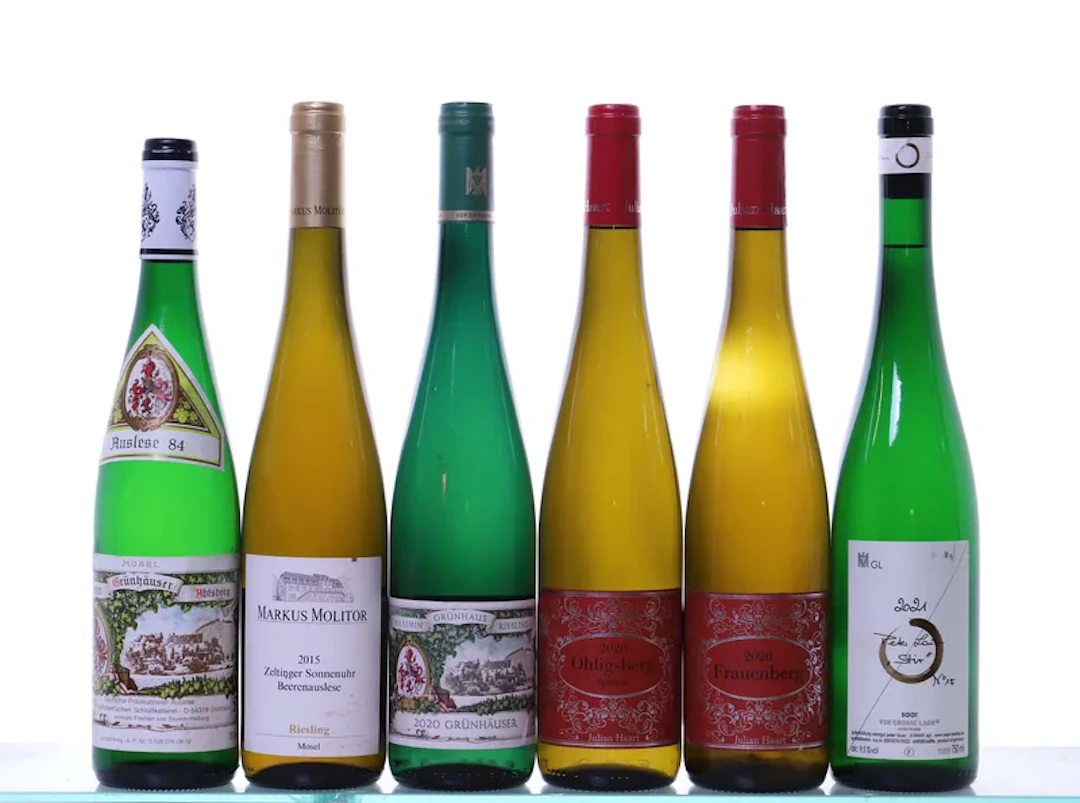 6 bottles 2011-2020. DEUTSCHLAND Riesling mixed.
