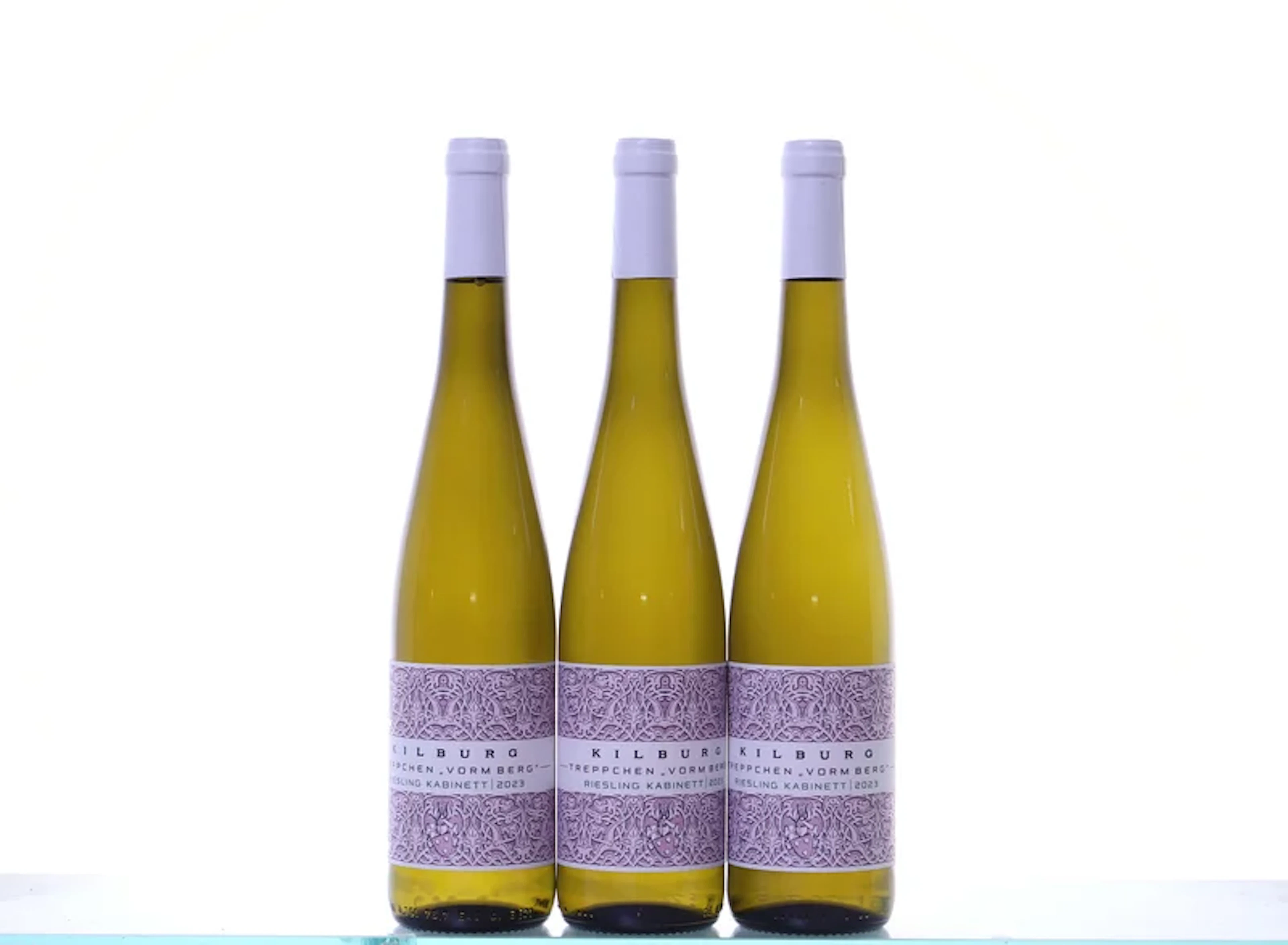 3 bottles. MOSEL Kilburg Max, Piesporter Treppchen vorm Berg, Riesling