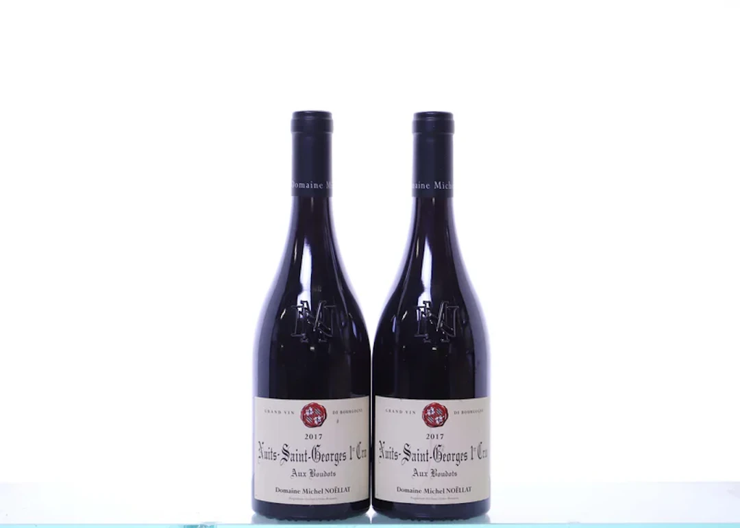 2 bottles. NOËLLAT Michel, Nuits-Saint-Georges 1er Cru Aux Boudots, 2017.