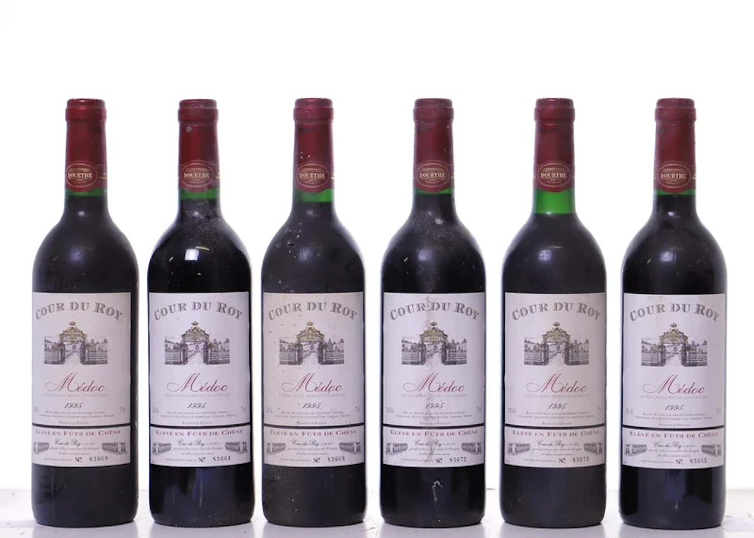 6 bottles. Cour du Roy Médoc, 1995.