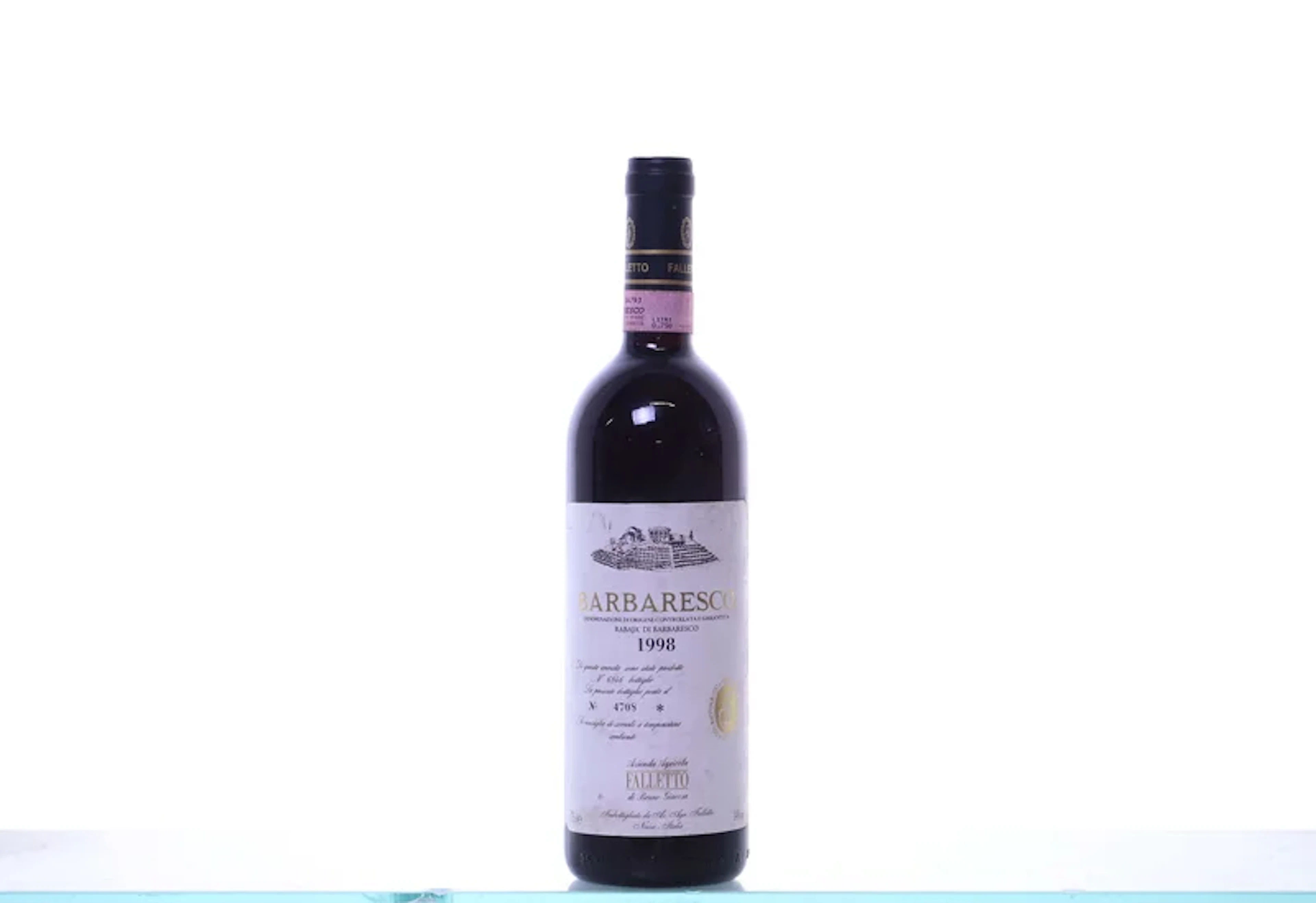 1 bottle. GIACOSA Bruno, Az. Agr. Falletto, Barbaresco Rabaja, 1998.