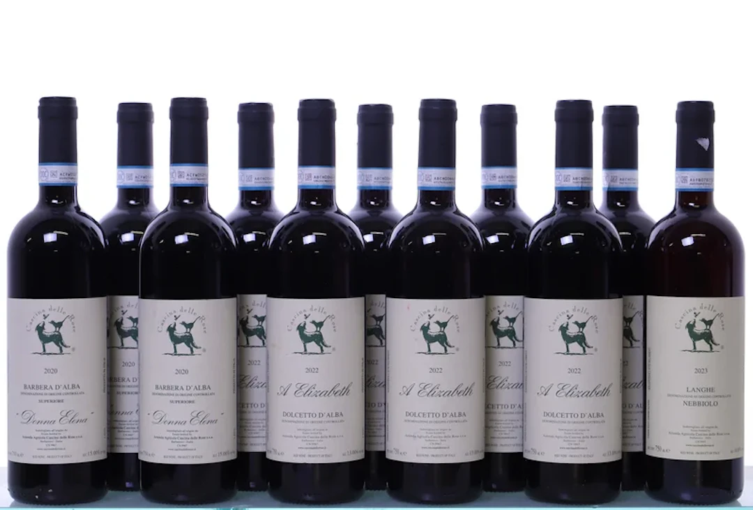 11 bottles. CASCINA DELLE ROSE mixed. 3x 2020 Barbera Donna Elena