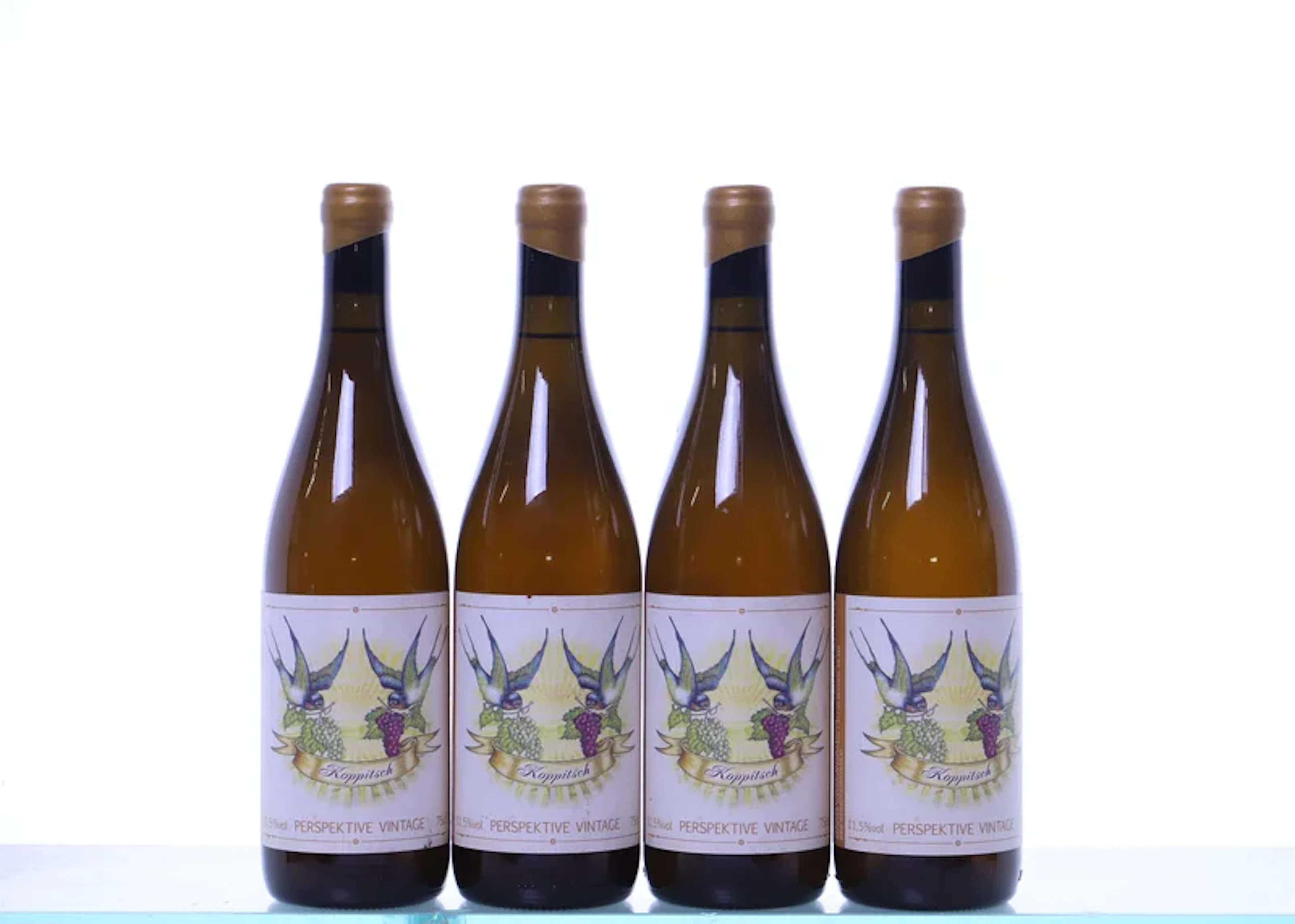 4 bottles. NEUSIEDLERSEE Koppitsch, Perspektive Vintage.