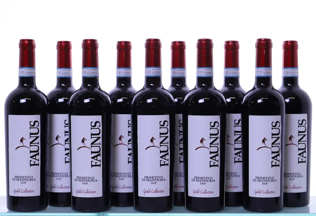 10 bottles. PUGLIA Faunus, Gold Collection, 2021.