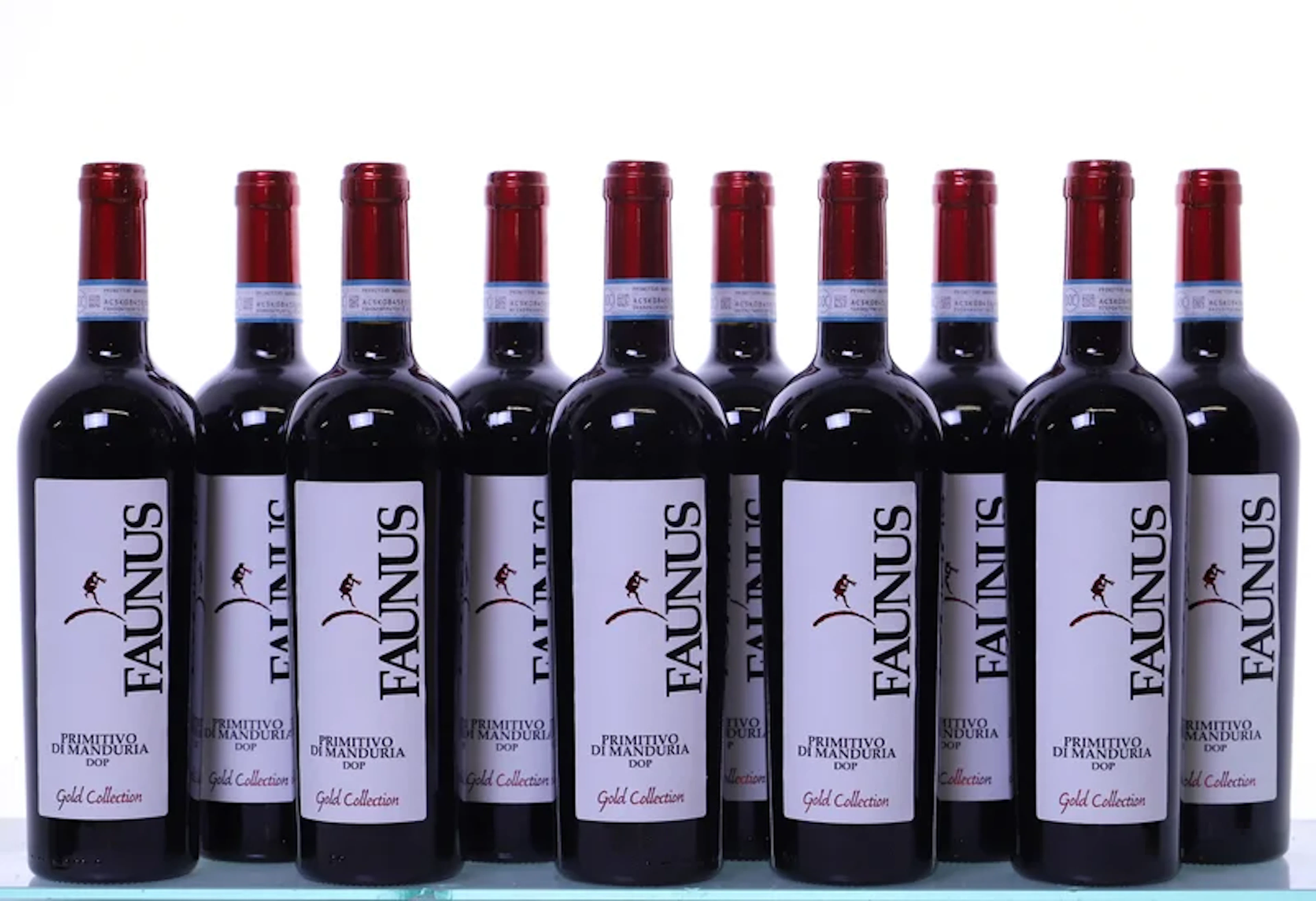 10 bottles. PUGLIA Faunus, Gold Collection, 2021.