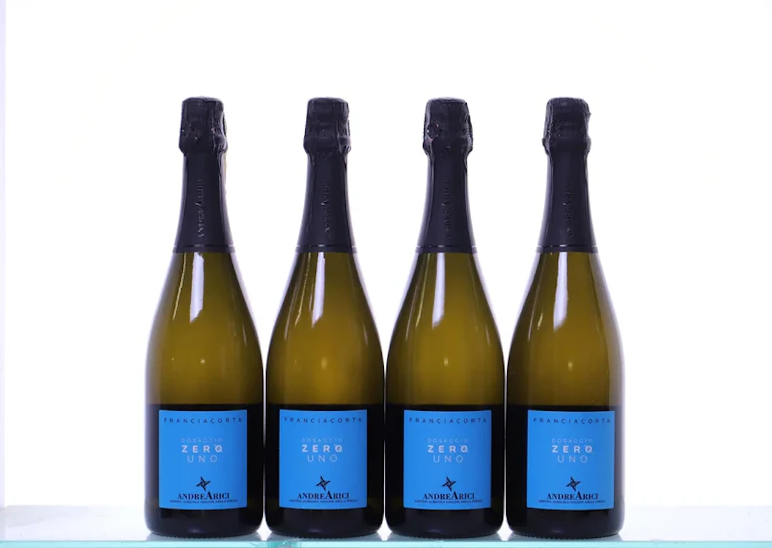 4 bottles. FRANCIACORTA Andre Arici, Zero Uno.