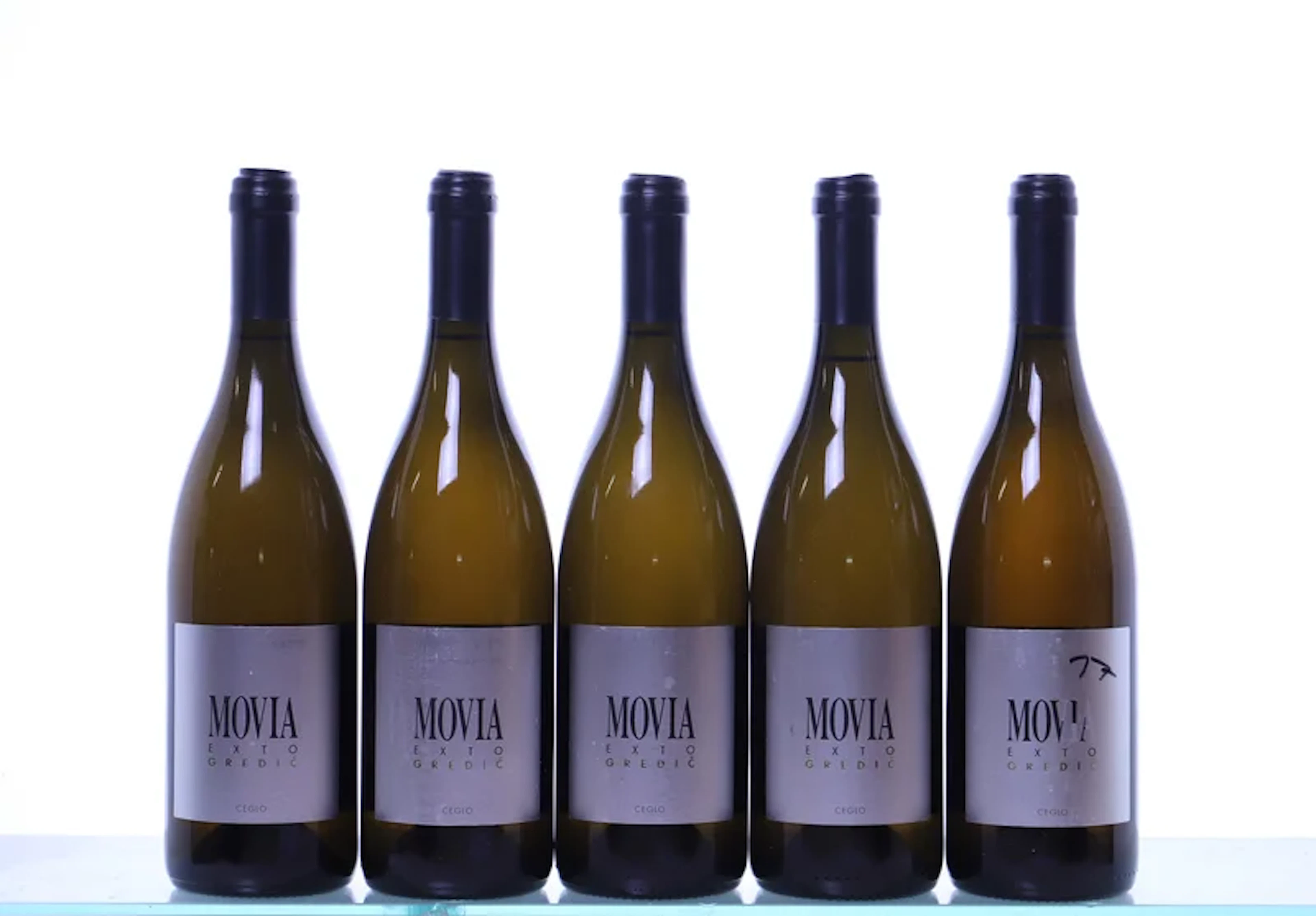 5 bottles. SLOVENIA Movia, Exto Gredic, 2017.