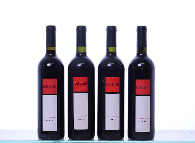 4 bottles. H.P WINES Limelight Syrah. 2x 1998, 2x 1999.