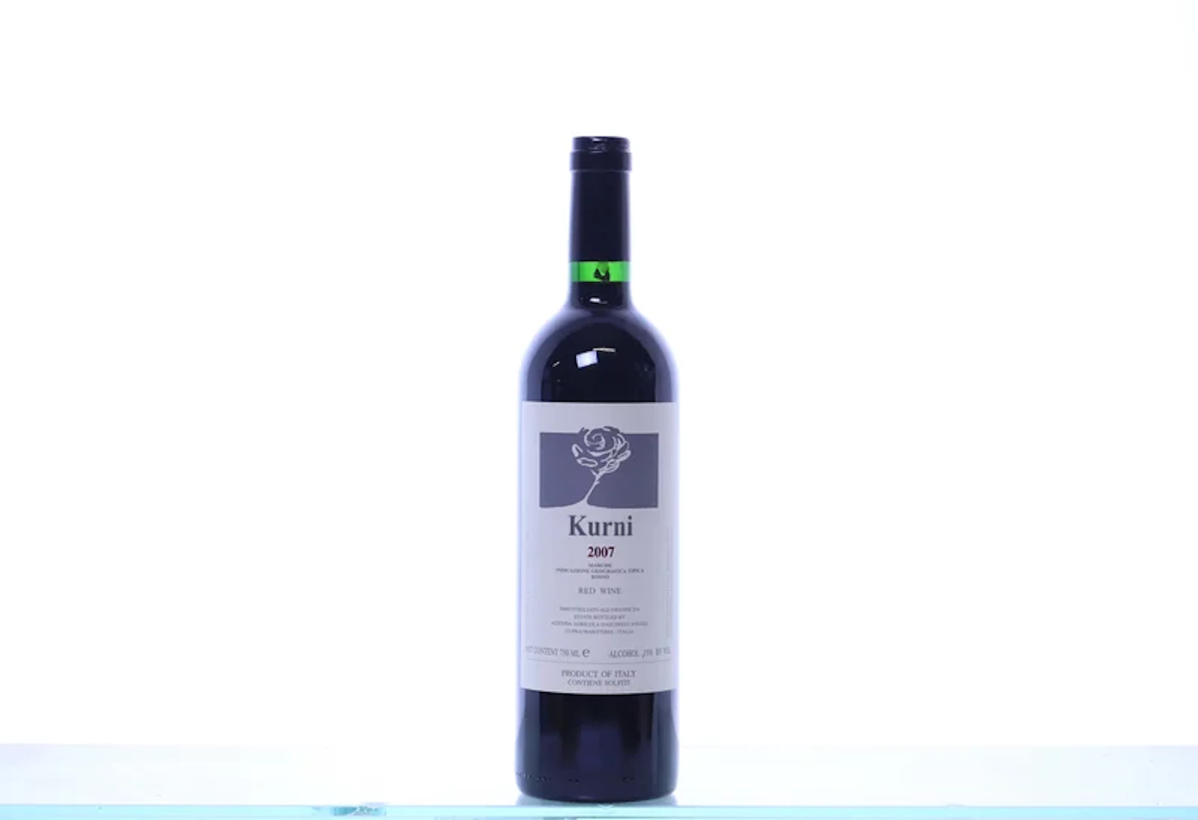 1 bottle. MARCHE Oasi Degli Angeli Kurni, 2007. Rating: P96.