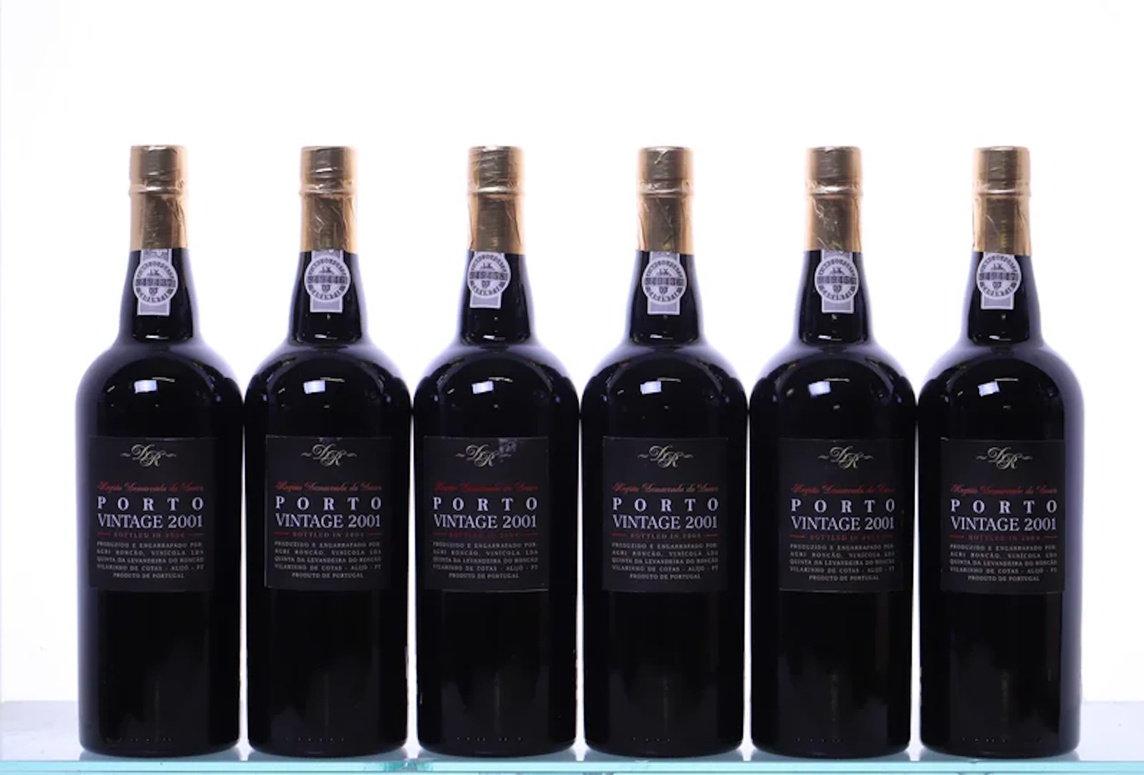 6 bottles OC. PORTO Vintage, Agri-Roncão, 2001.
