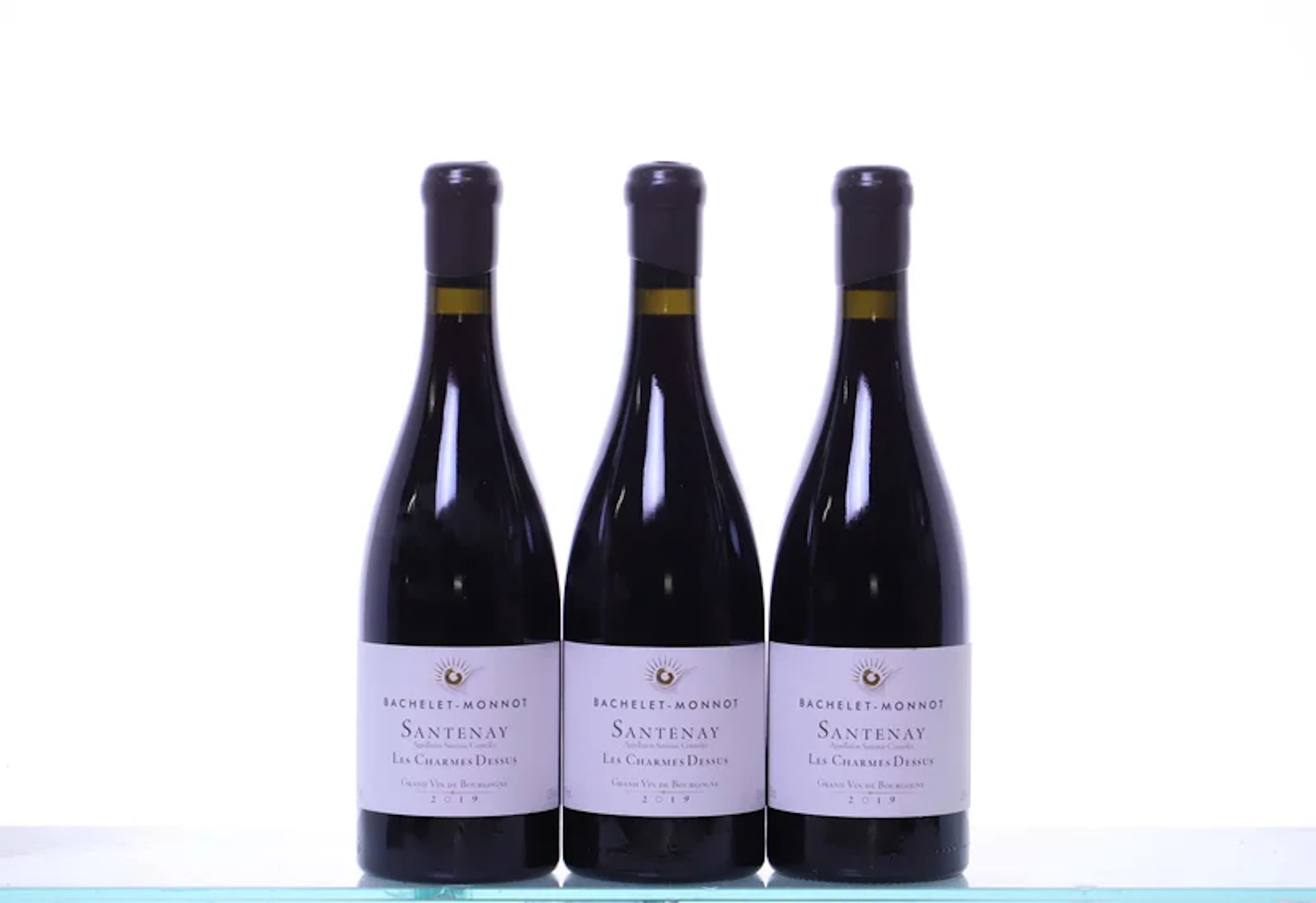 3 bottles. BACHELET-MONNOT, Santenay Les Charmes Dessus, 2019.