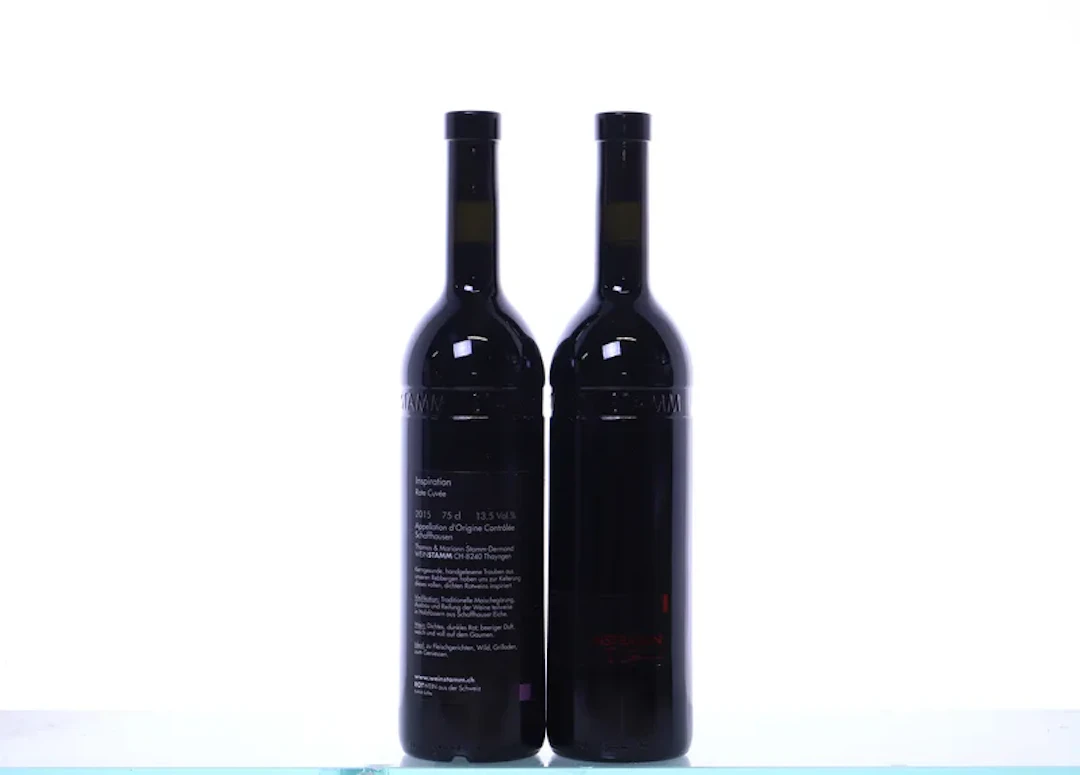 2 bottles. SCHAFFHAUSEN Stamm, Inspiration Rote Cuvée, 2015.