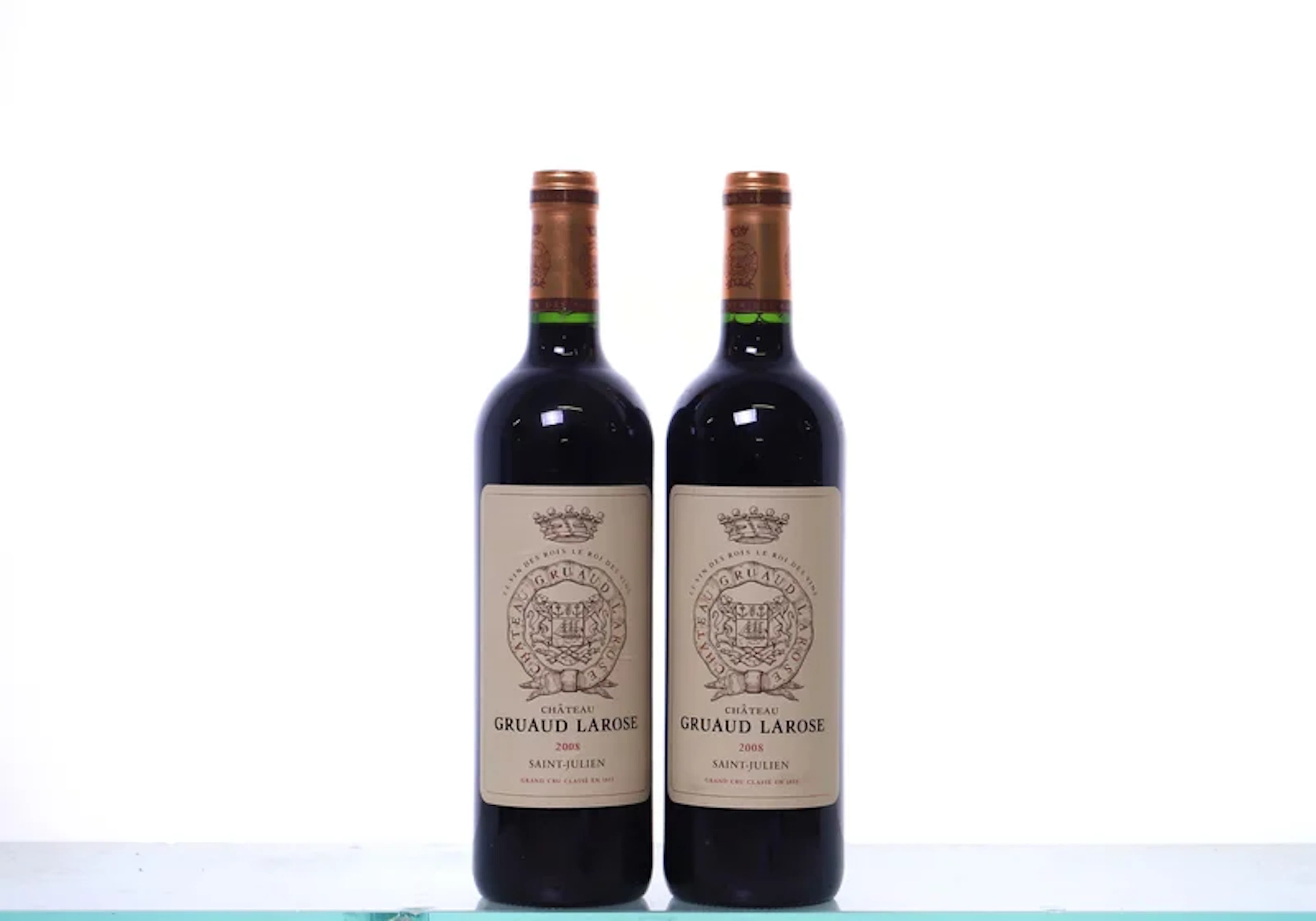 2 bottles. Château Gruaud Larose 2ème Cru Saint-Julien, 2008.