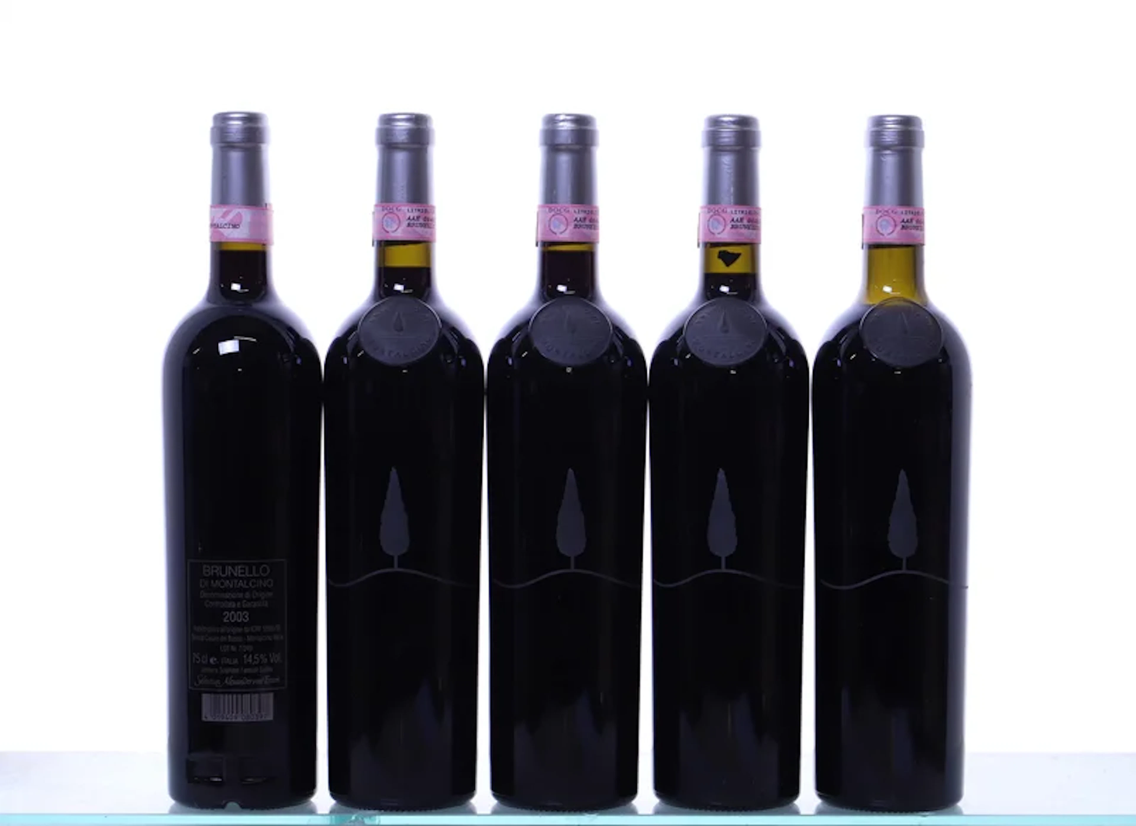 5 bottles. CASALE del BOSCO Brunello di Montalcino, 2003. Selektion