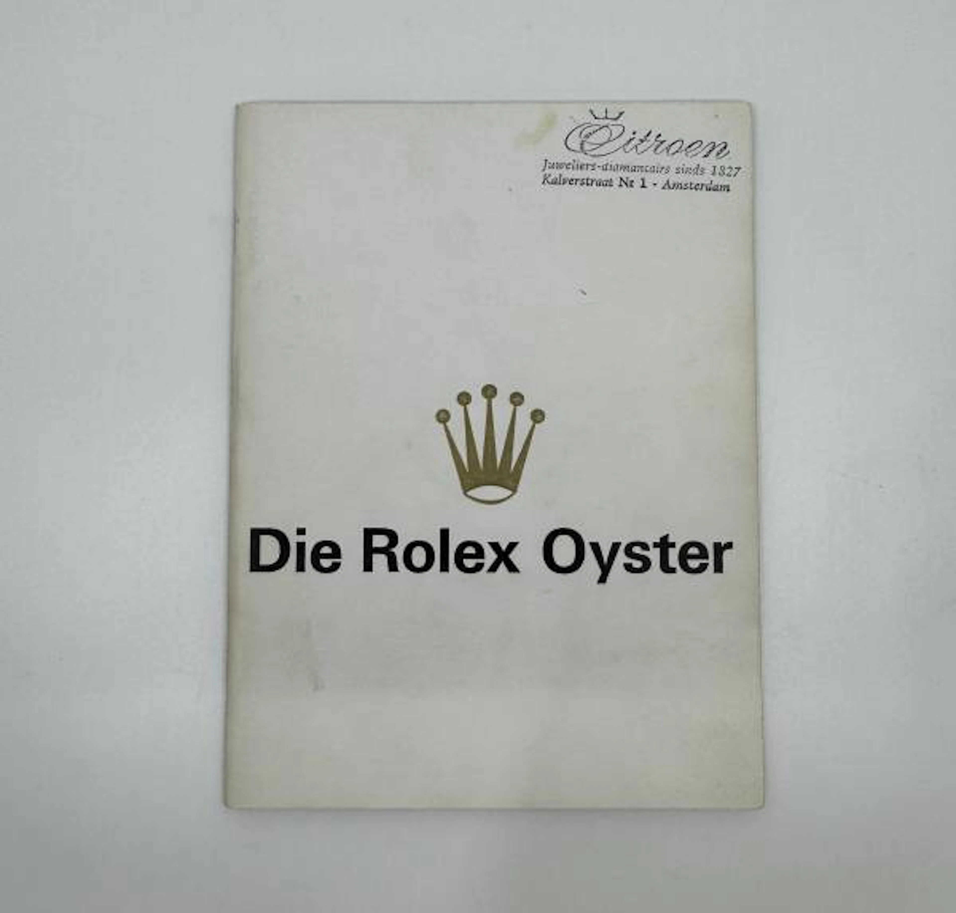 Rolex Oyster Katalog extrem selten von 1971 in deutsch mit Preisliste 1971