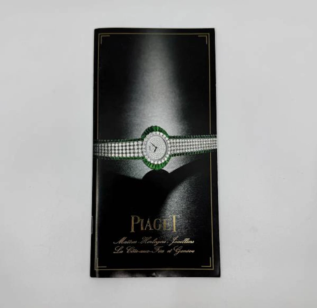 Piaget Uhren Katalog u.a. Piaget Polo von 1980 in deutsch mit Preisliste 1980