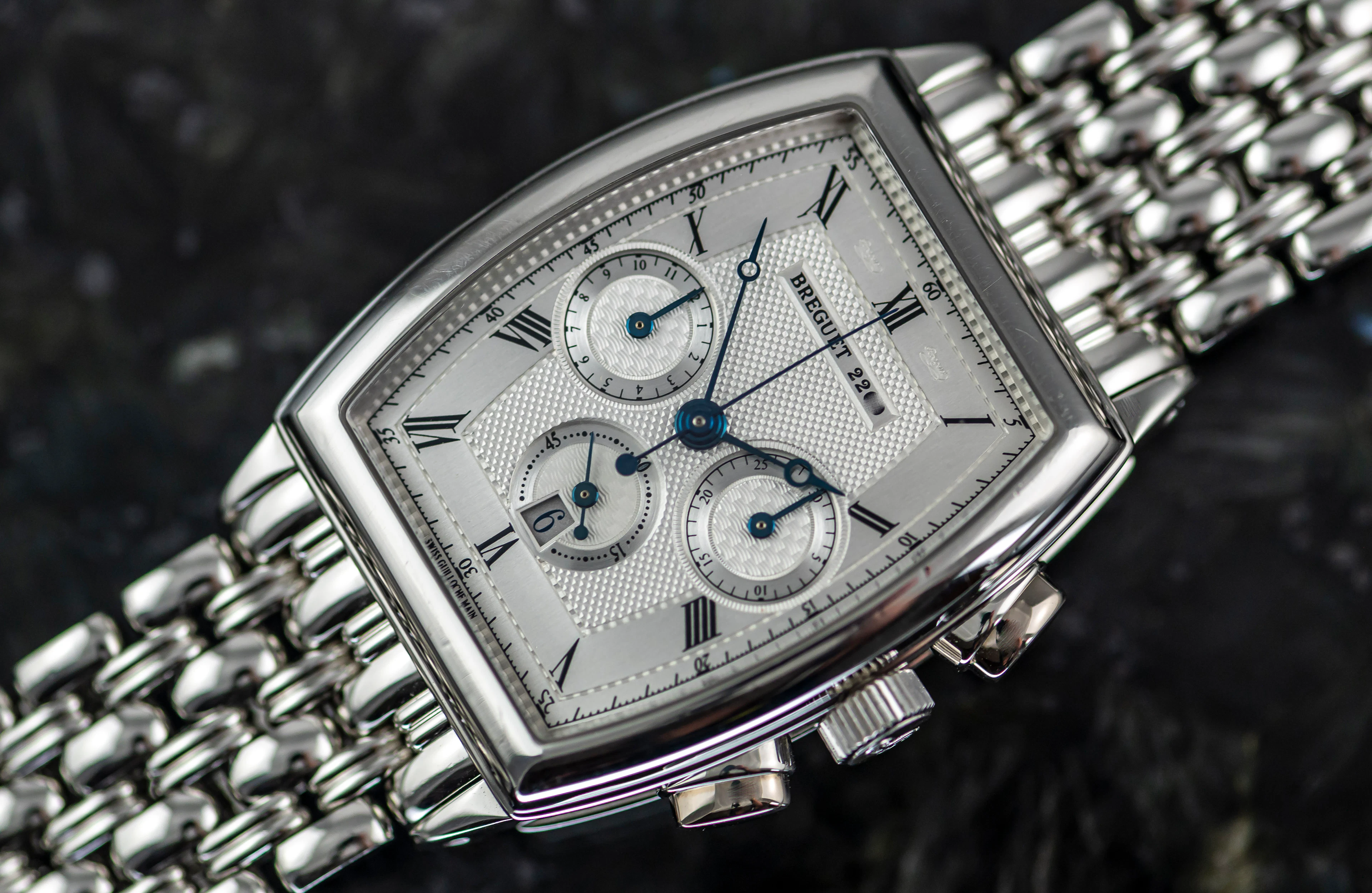 Breguet 5460 PT Heritage Chronograph Platin Full Set 2011