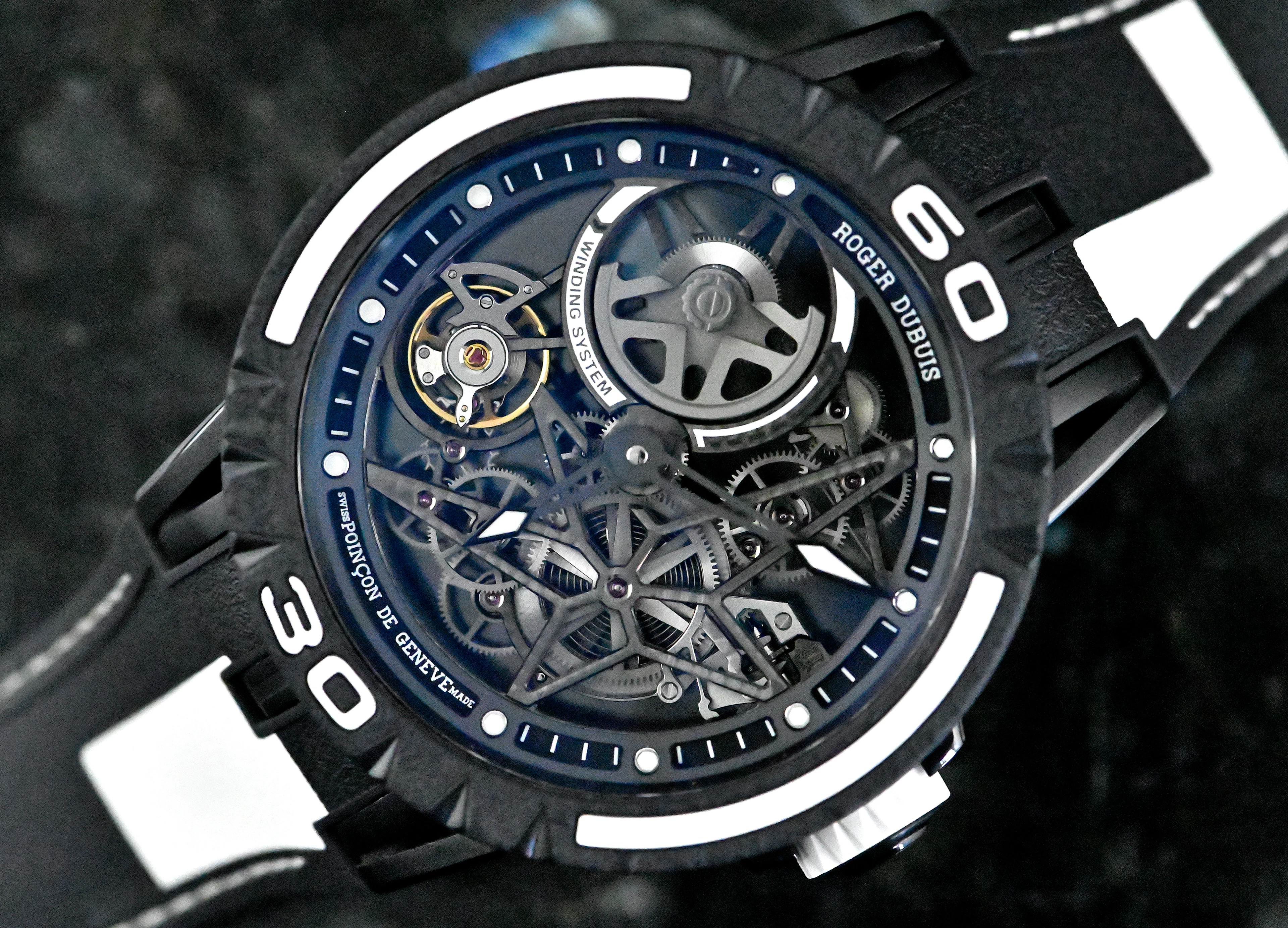 Roger Dubuis RDDBEX0826 limited Excalibur Spider Pirelli white Titan