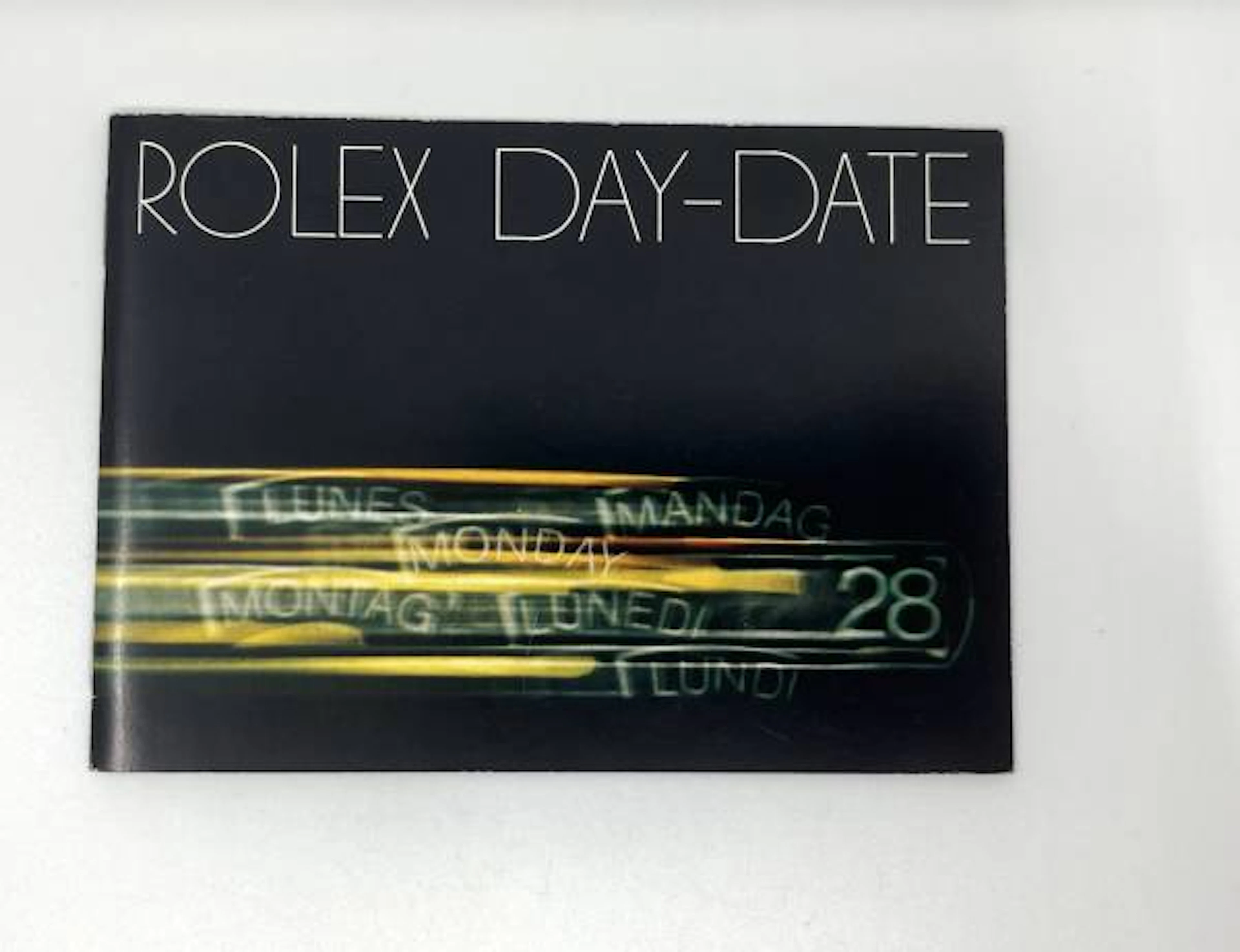 Rolex Day-Date Booklet von 1980