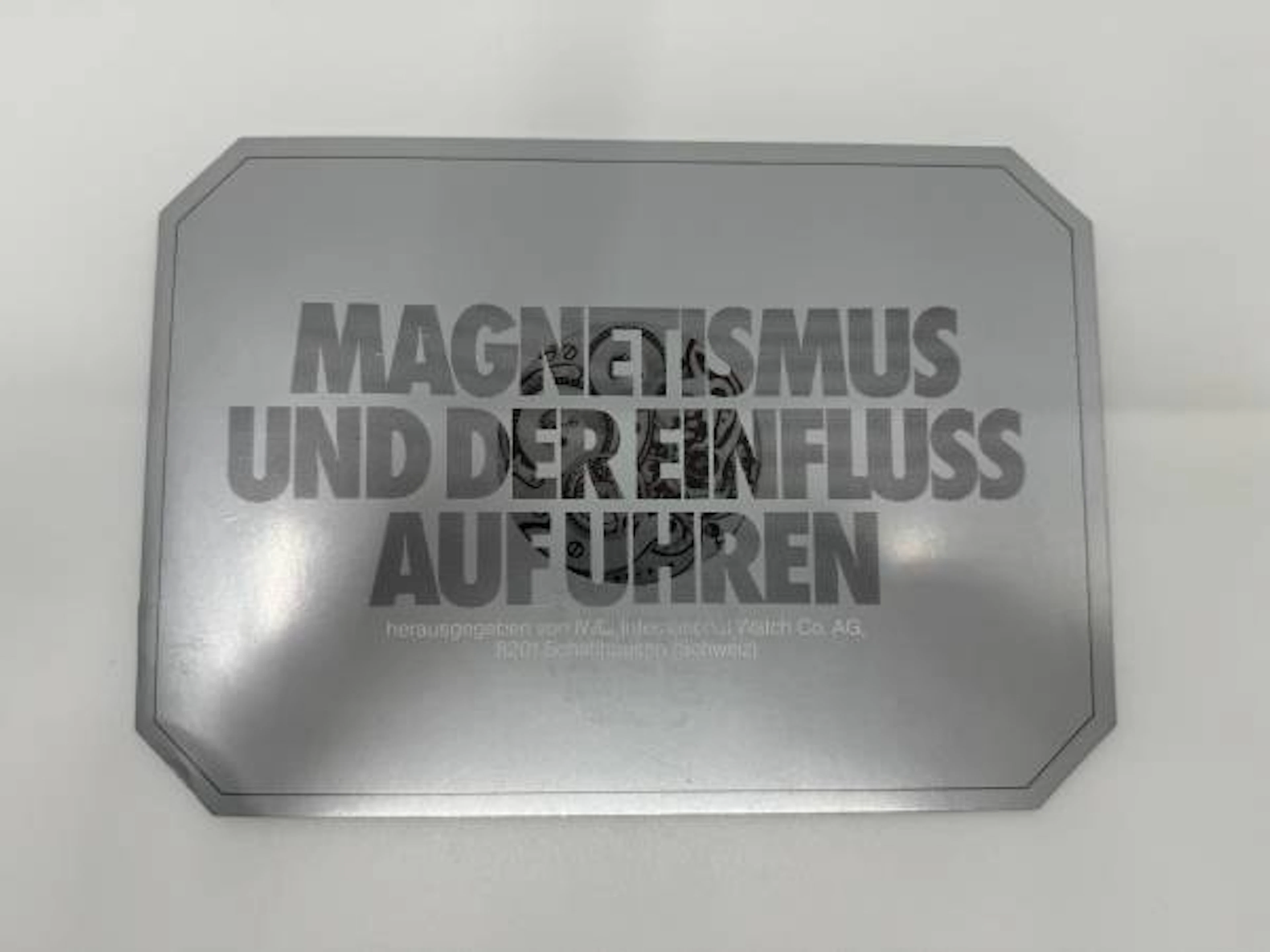IWC Ingenieur SL1832 Magnetismus und der Einfluss auf Uhren 70er Jahre selten