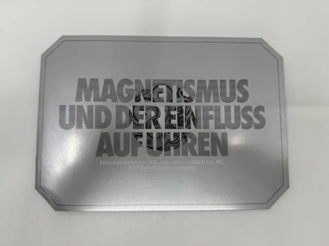 IWC Ingenieur SL1832 Magnetismus und der Einfluss auf Uhren 70er Jahre selten