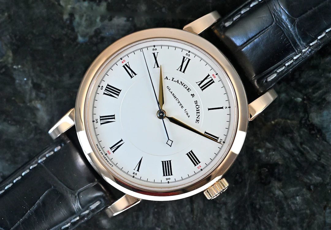 A. Lange und Soehne 232.032 Richard Lange Rotgold deutsches Full Set