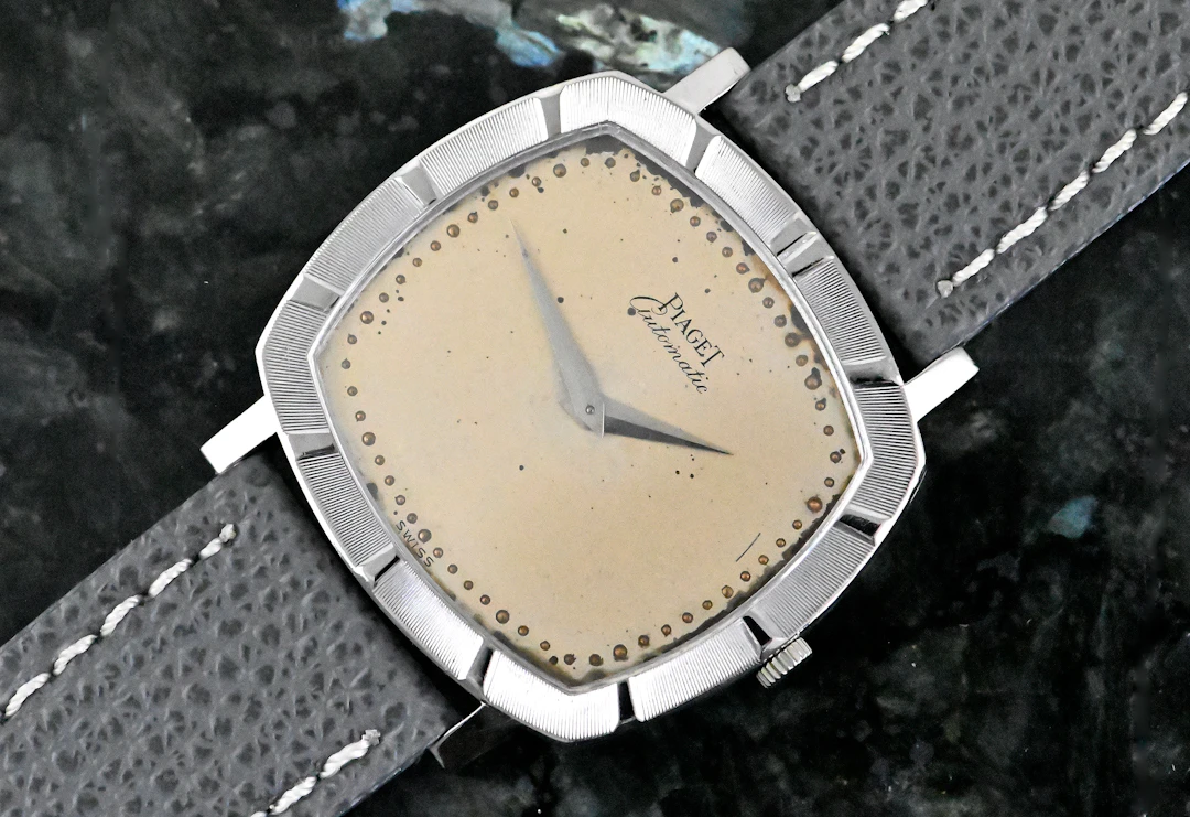 Piaget 12423 seltene TV Screen Dress Watch Automatik Kal. 12P Weißgold