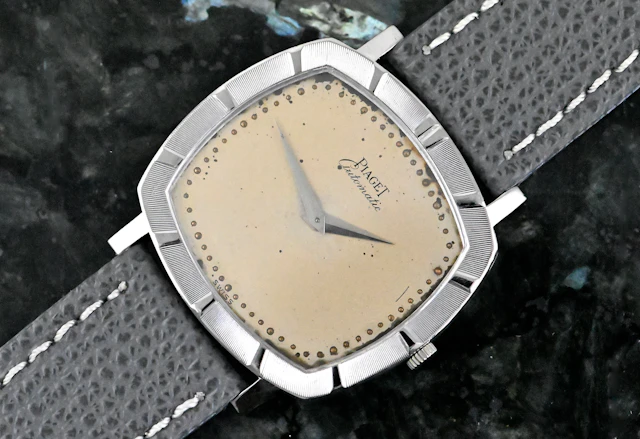 Piaget 12423 seltene TV Screen Dress Watch Automatik Kal. 12P Weißgold