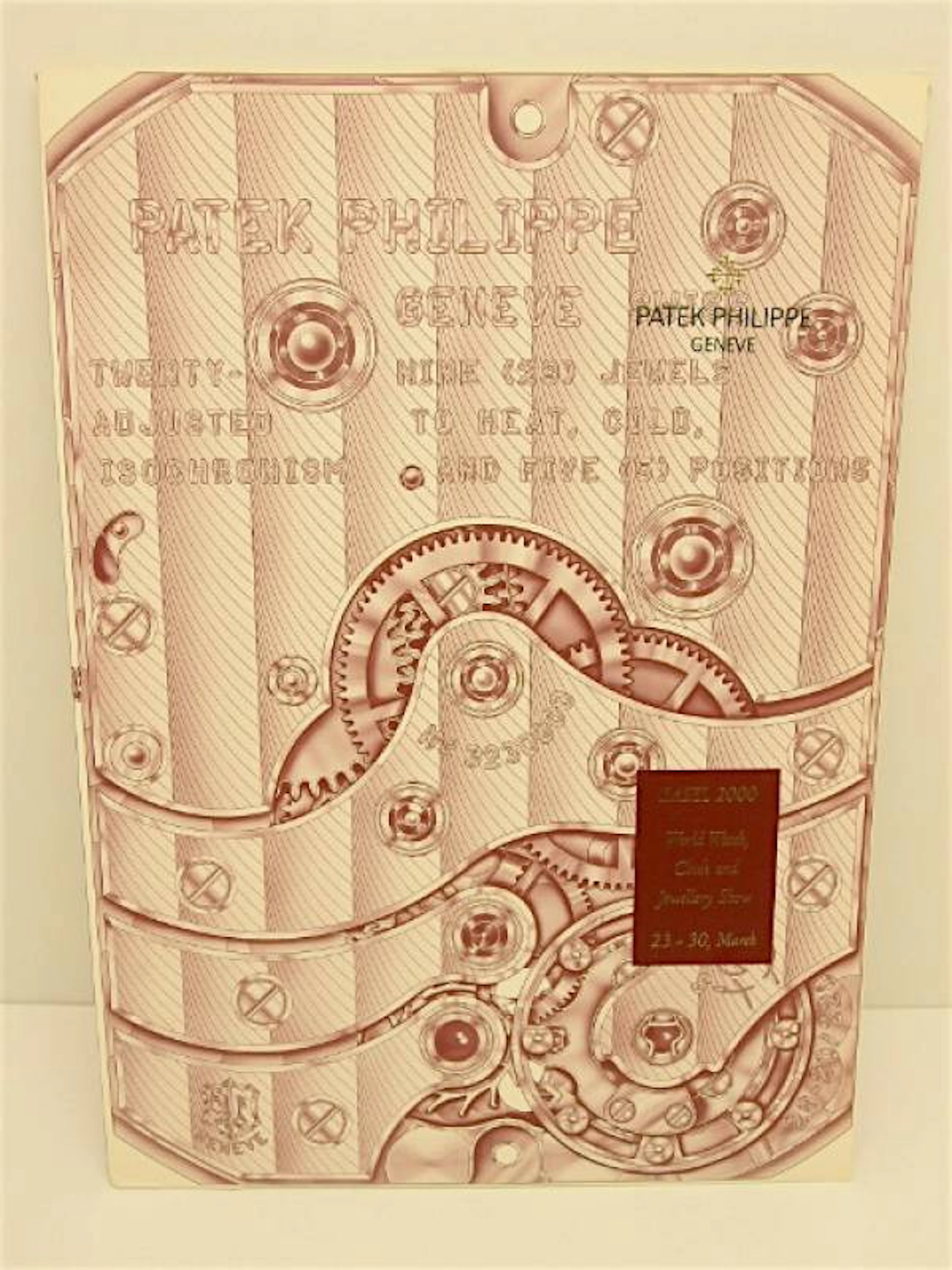 Patek Philippe Presseinformationen Basel 2000 zu den Ref. 5100 / 5110