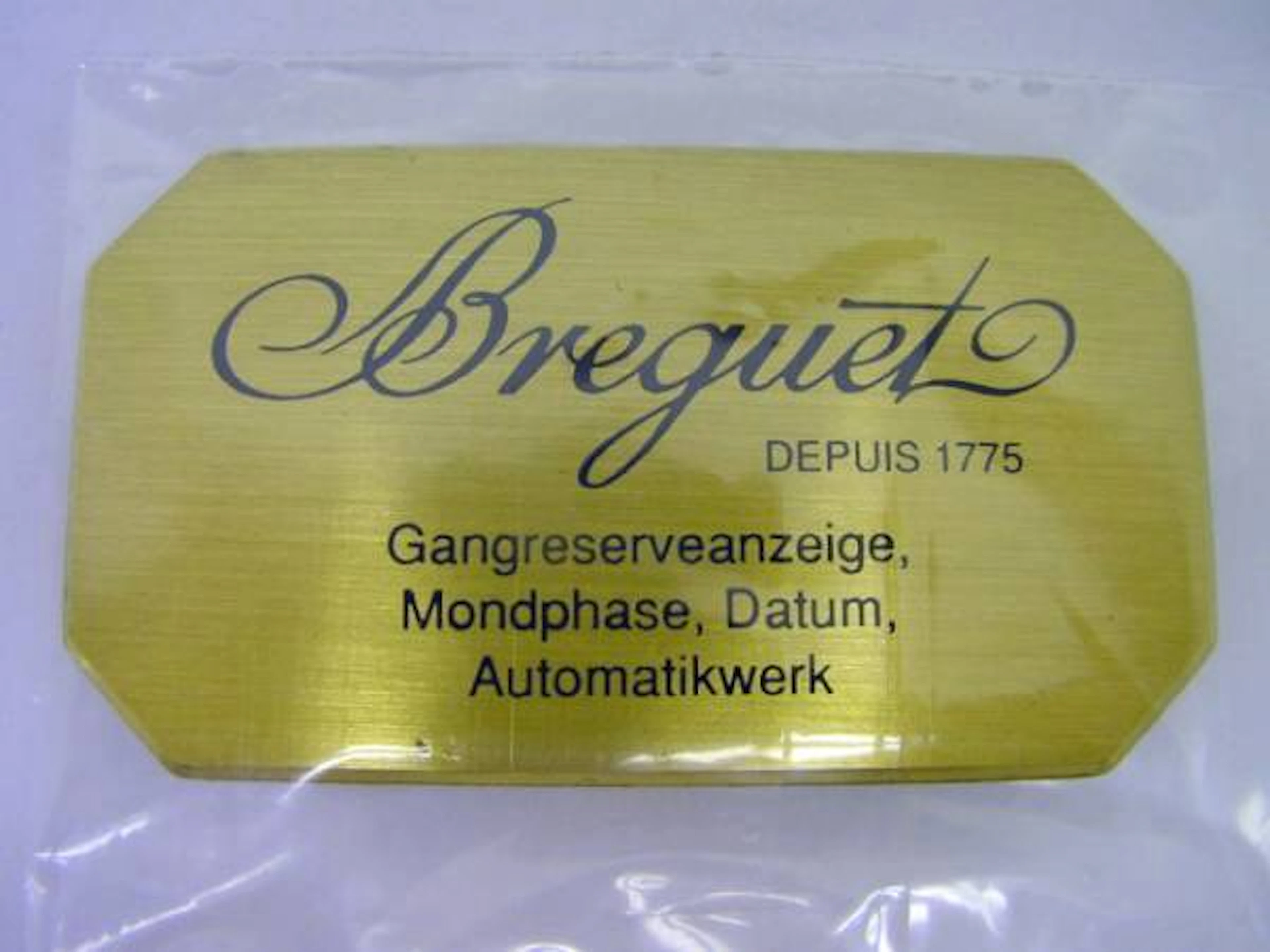 Breguet Konzessionär Dekorationsständer Mondphase 3130