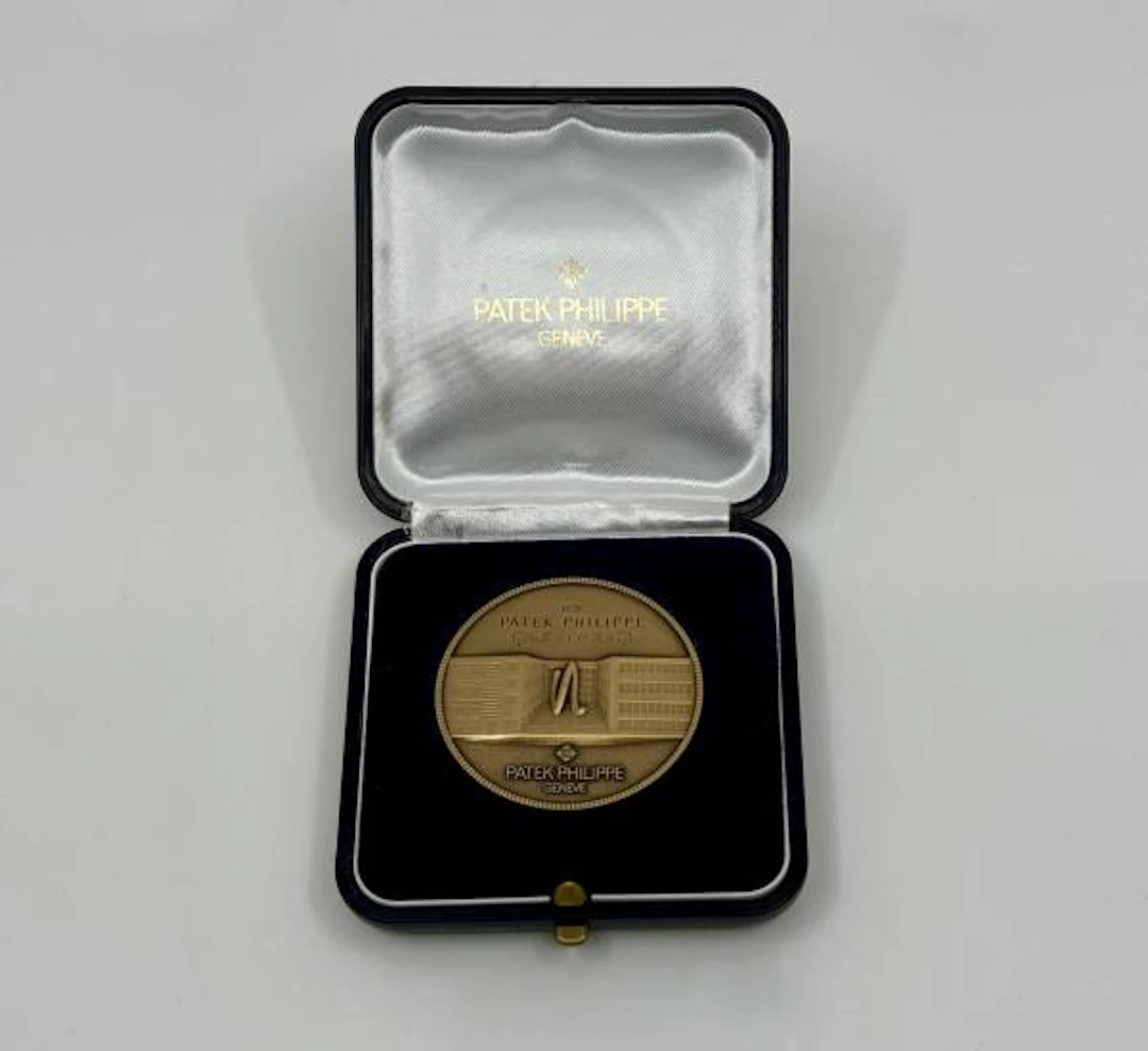 Patek Philippe Medaille Museum 2000 Ten Days mit original Box in Bronze