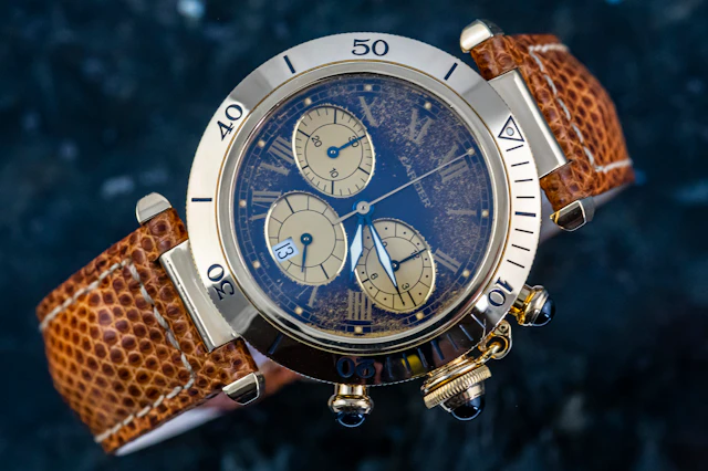 Cartier 30009 Pasha de Cartier Chronograph Full Set 1993